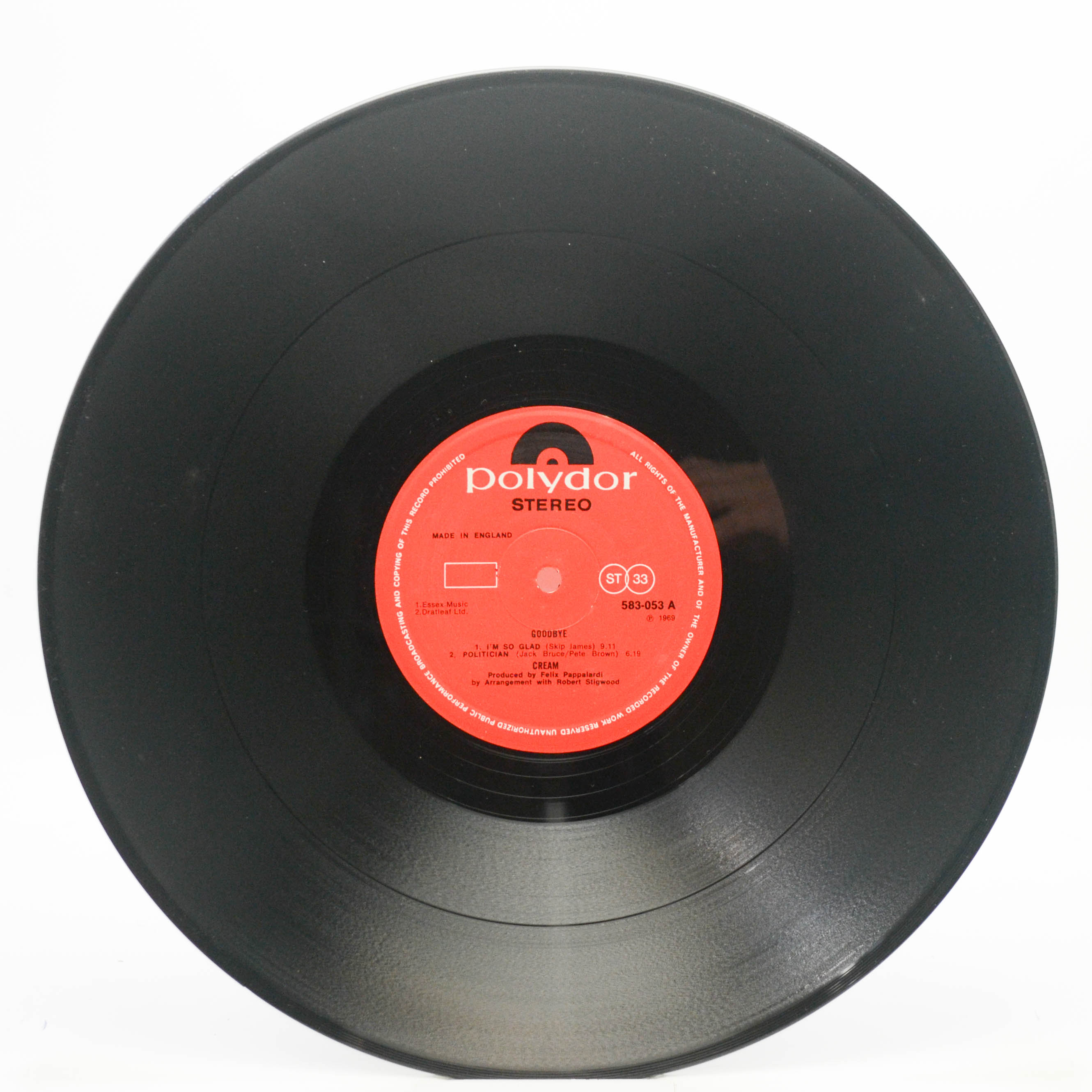 Cream — Goodbye (UK), 1969