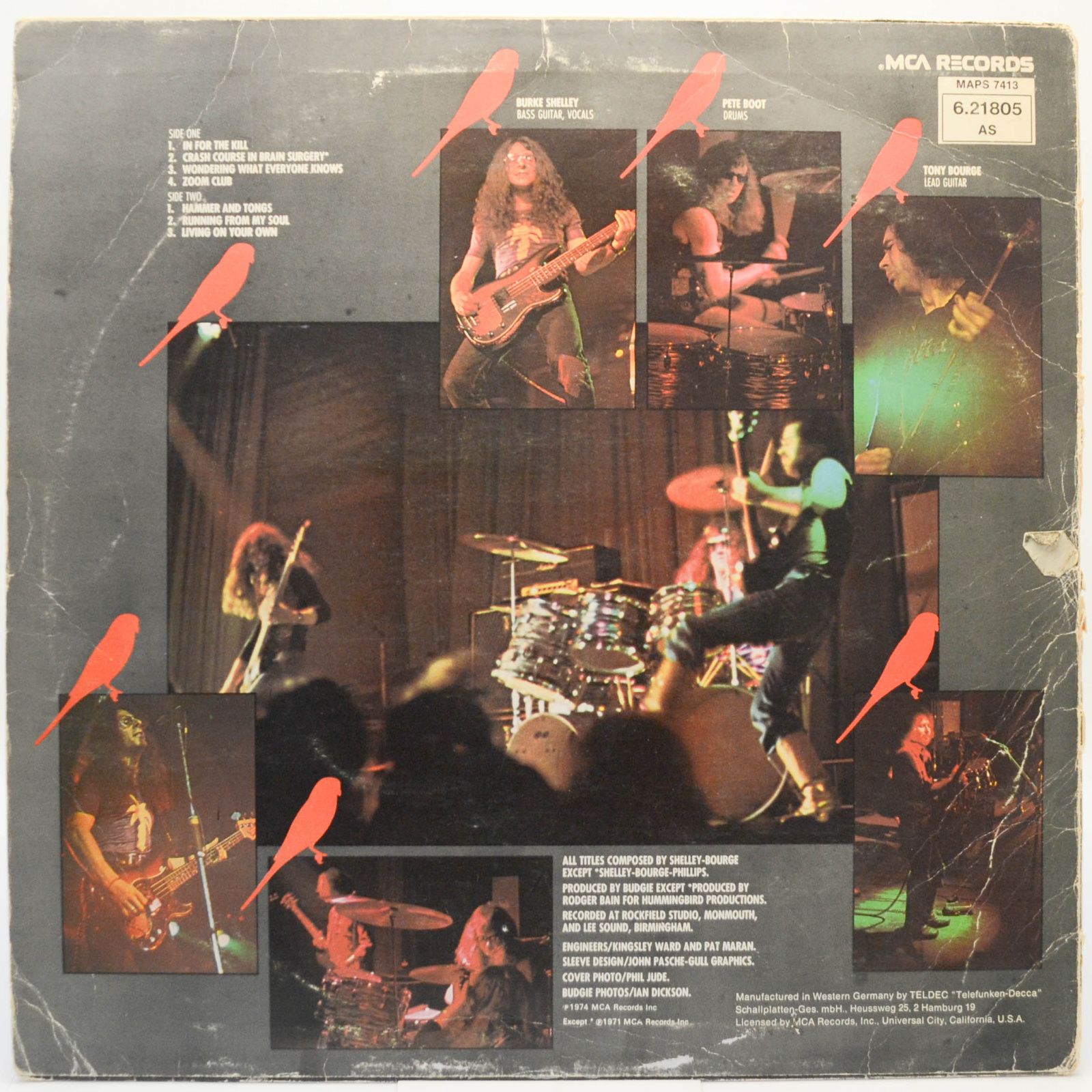 Budgie — In For The Kill!, 1974