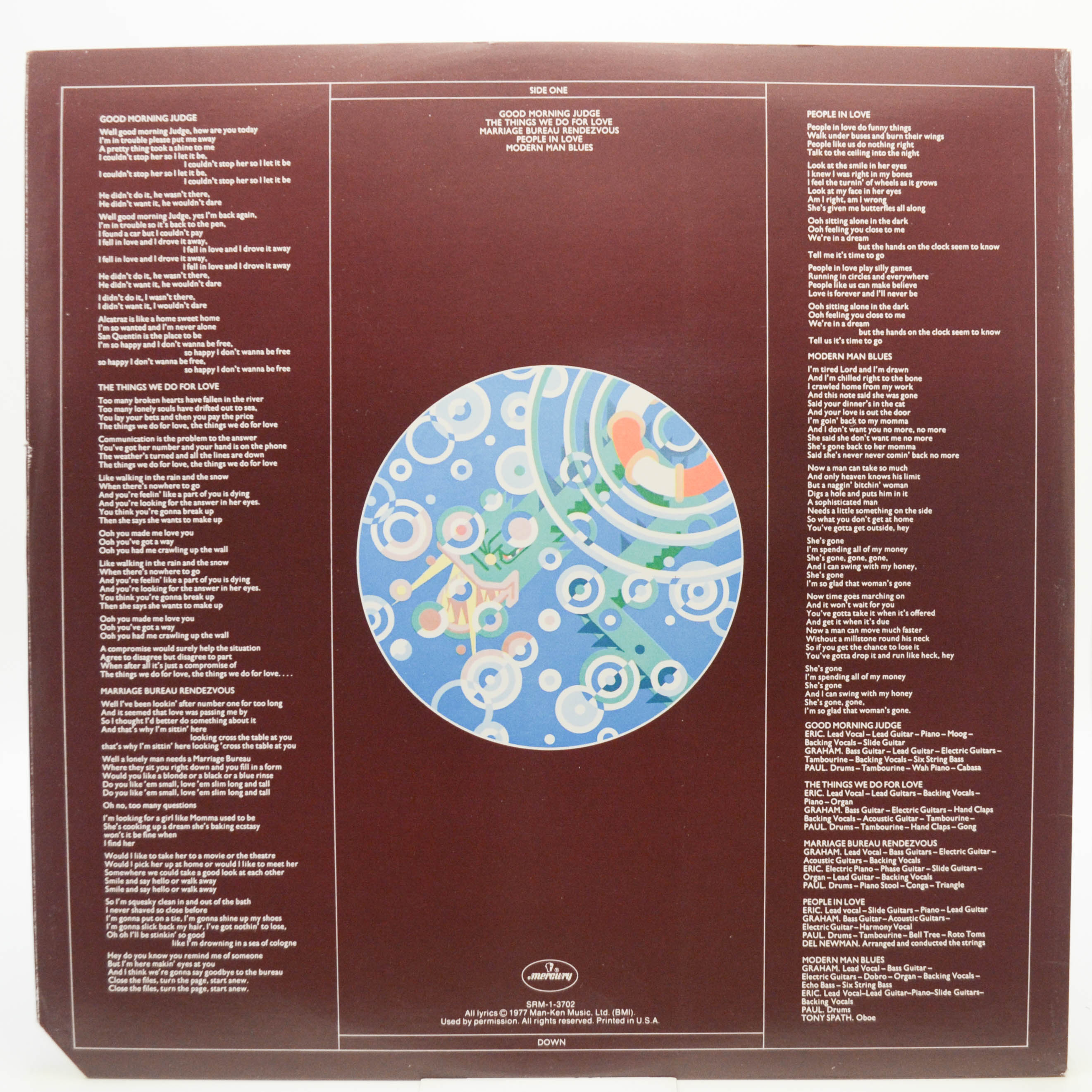 10cc — Deceptive Bends (USA), 1977