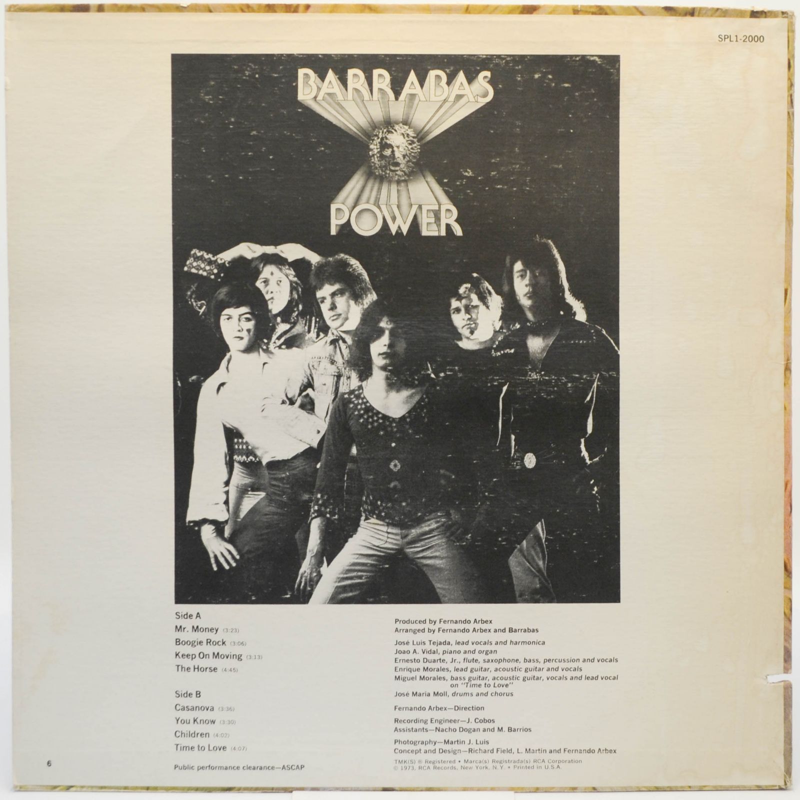 Barrabas — Power, 1973