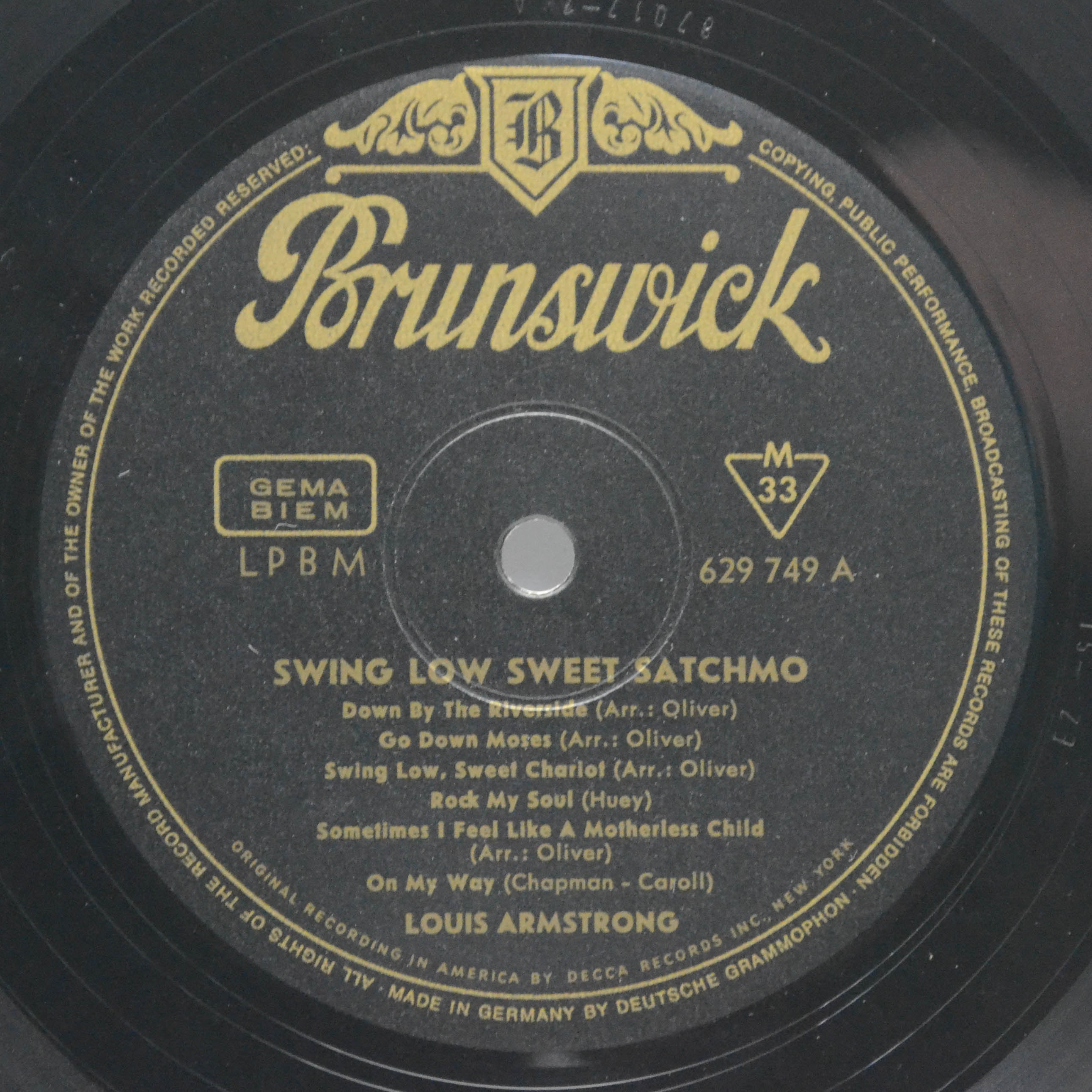 Louis Armstrong — Swing Low Sweet Satchmo, 1958