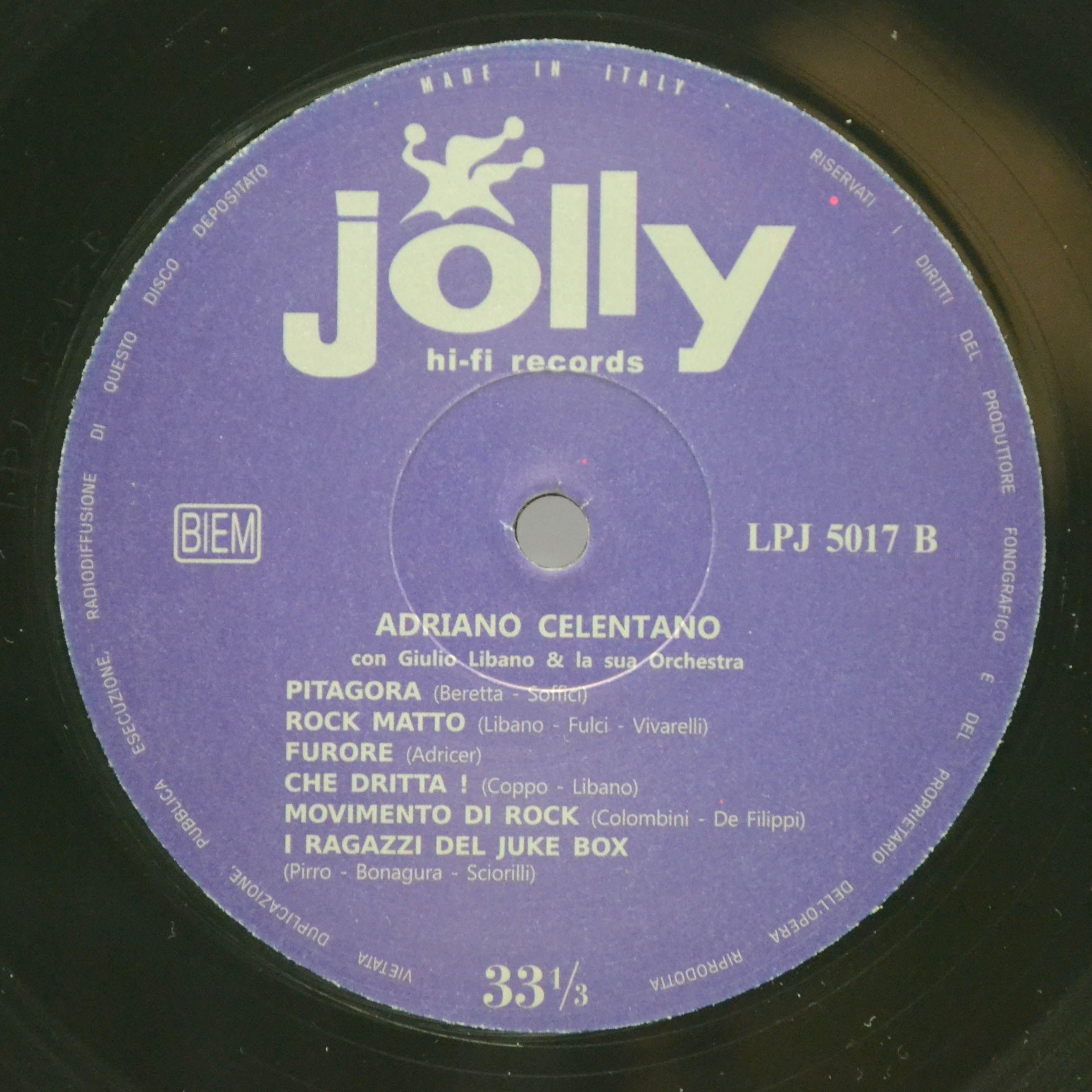 Adriano Celentano — Furore (Italy), 1961