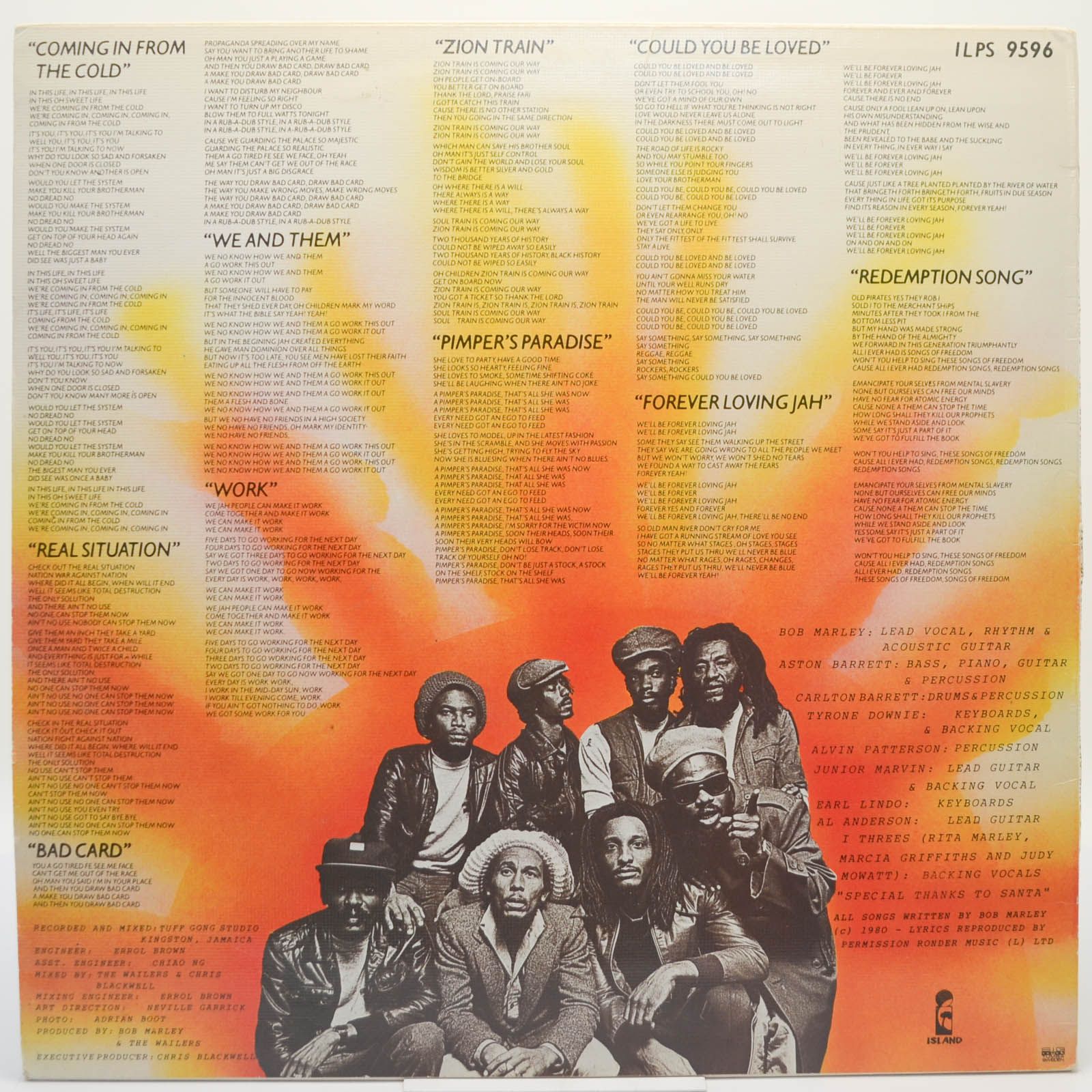 Bob Marley & The Wailers — Uprising, 1980