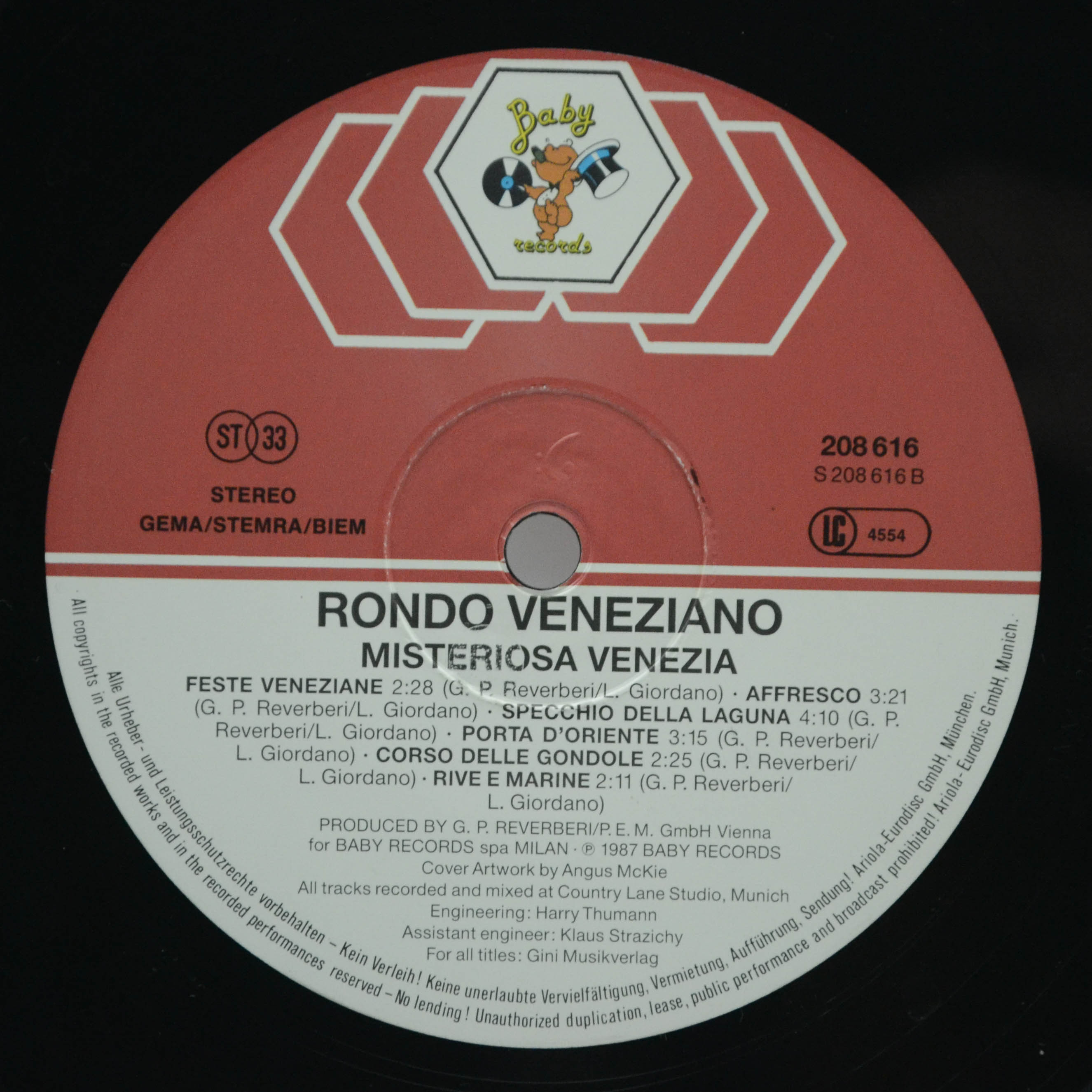 Rondo' Veneziano — Misteriosa Venezia, 1987