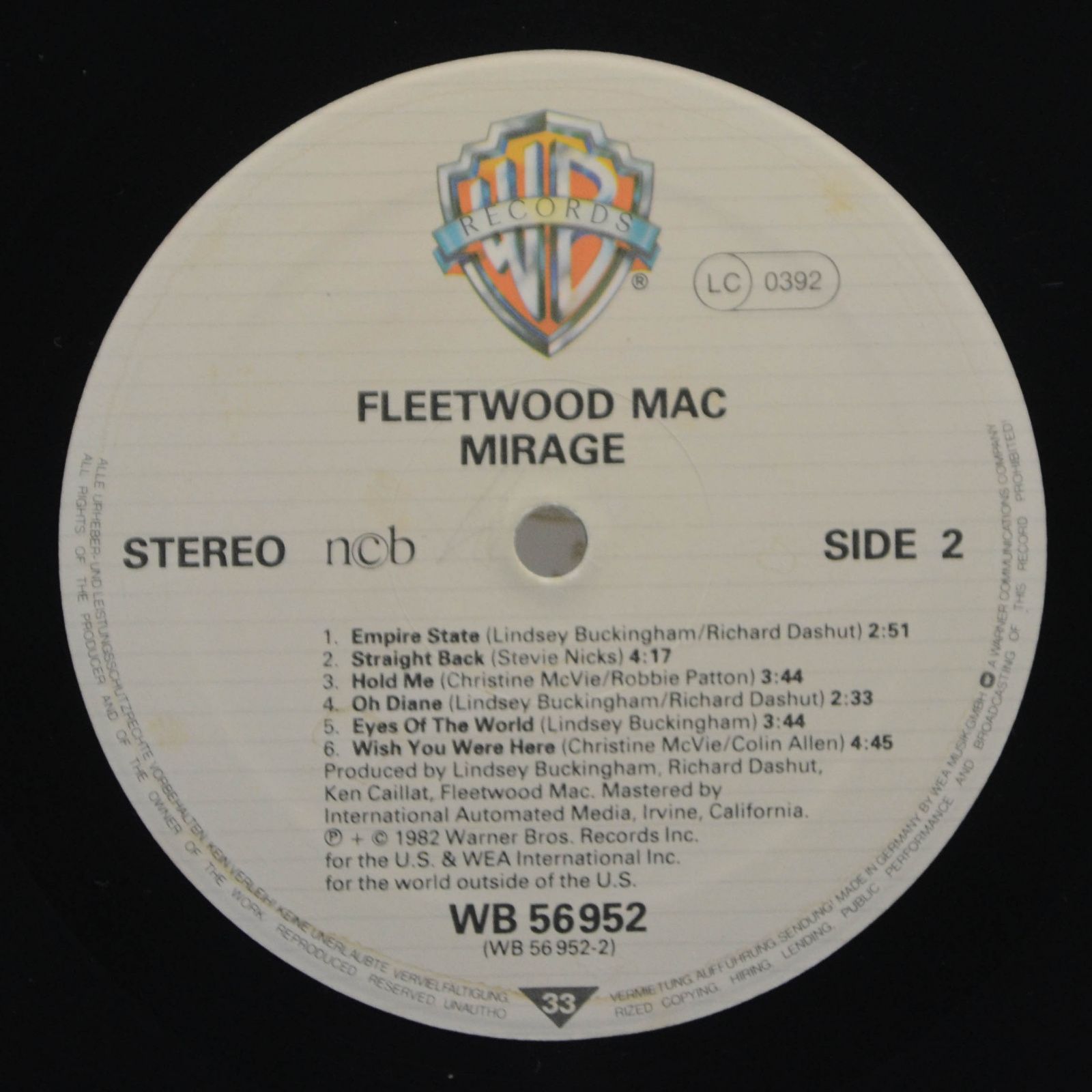 Fleetwood Mac — Mirage, 1982