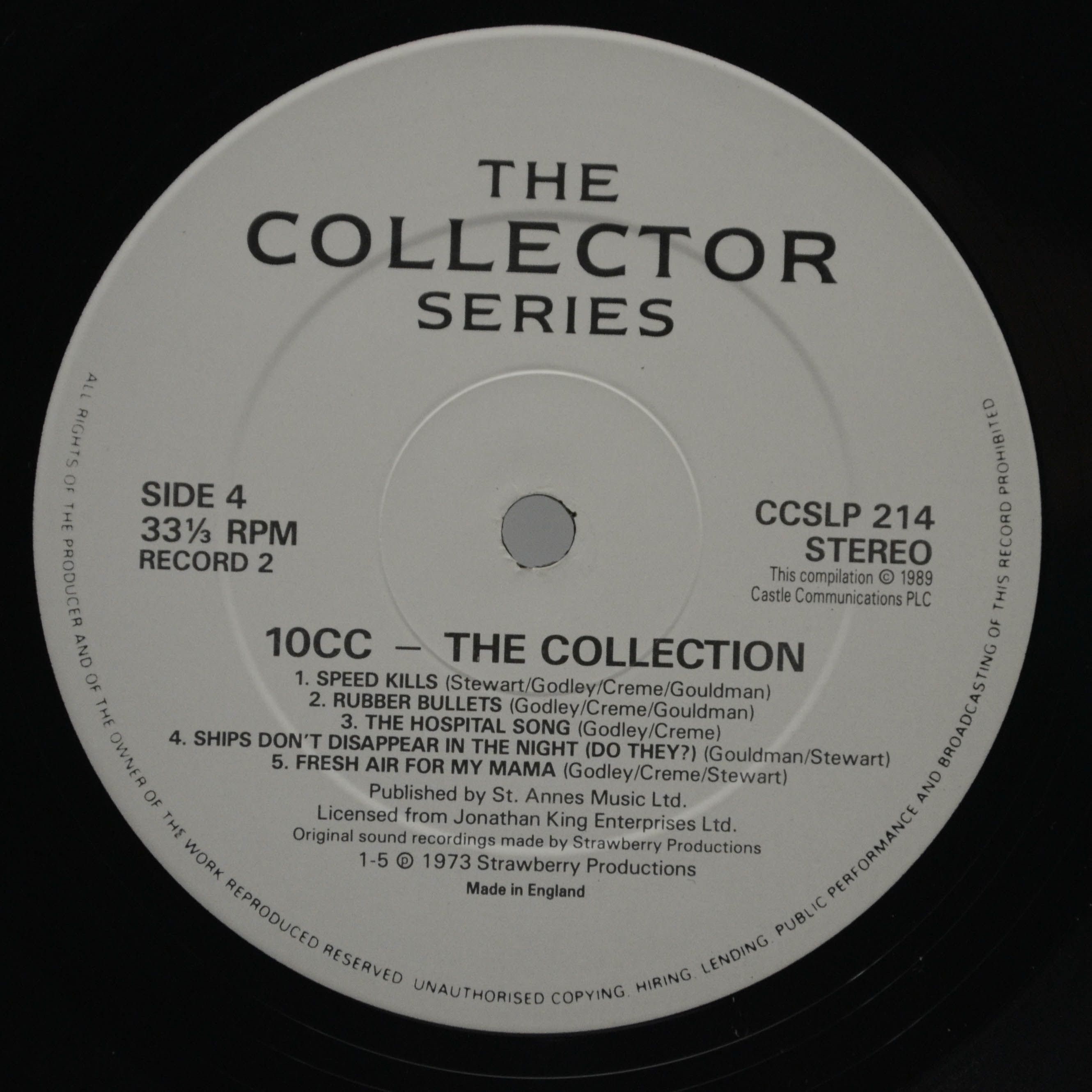 10 CC — The Collection (2LP, UK), 1989