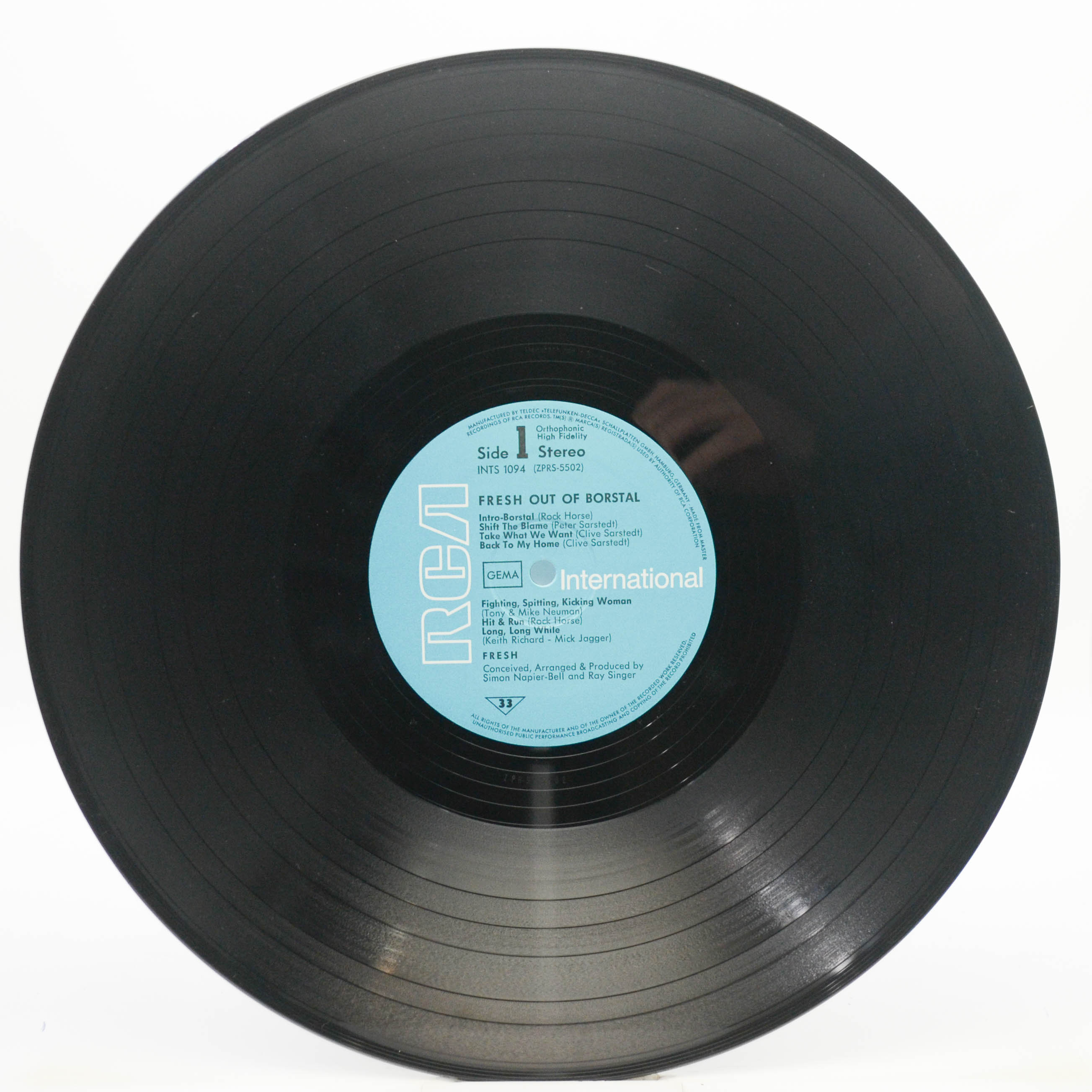 Fresh — Fresh Out Of Borstal, 1972