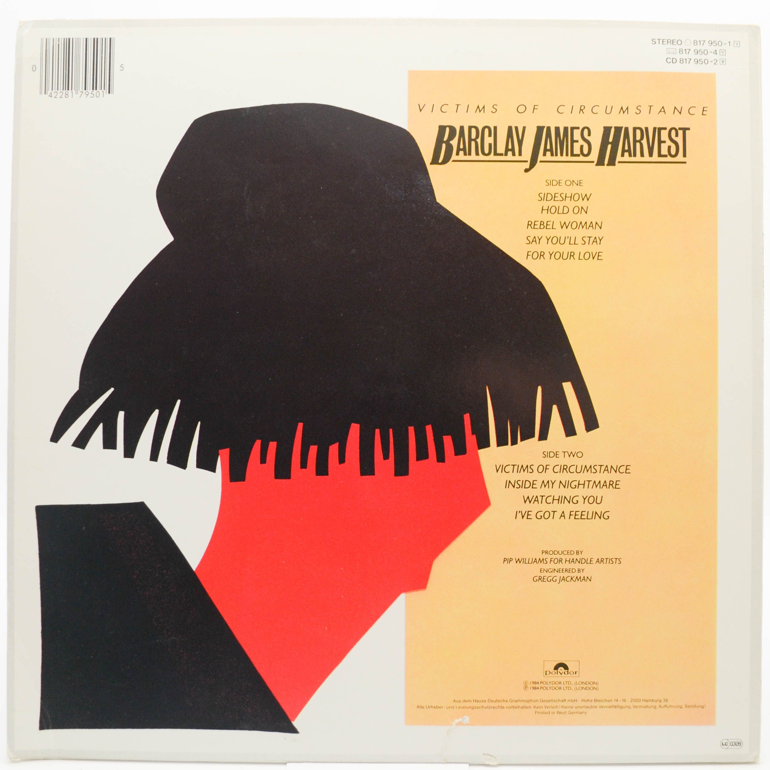 Barclay James Harvest — Victims Of Circumstance, 1984