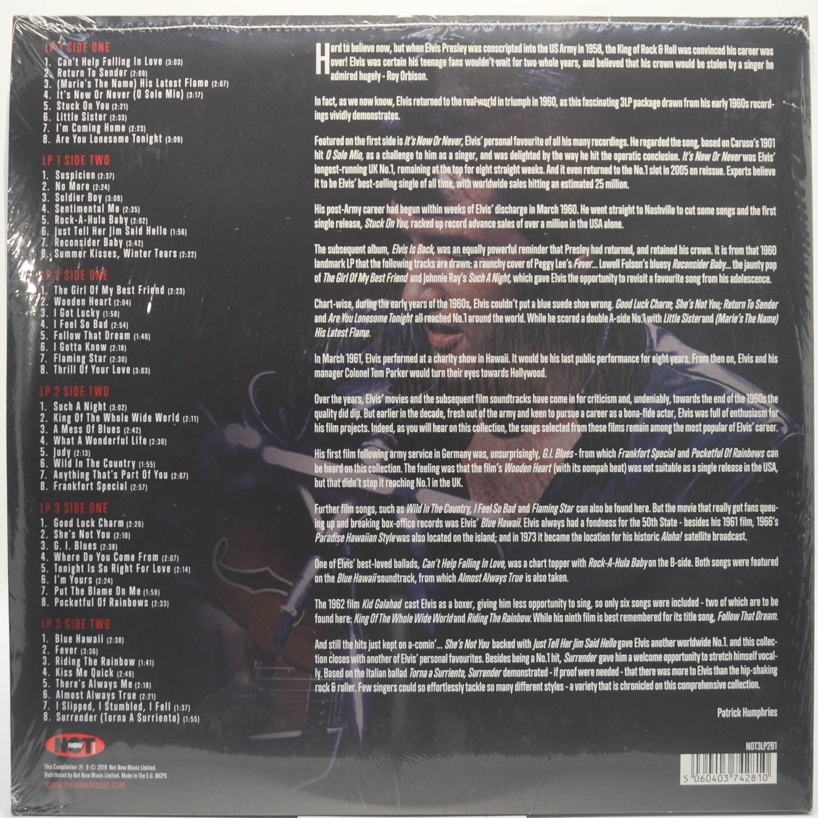 Elvis — Elvis In The '60s (3LP), 2019