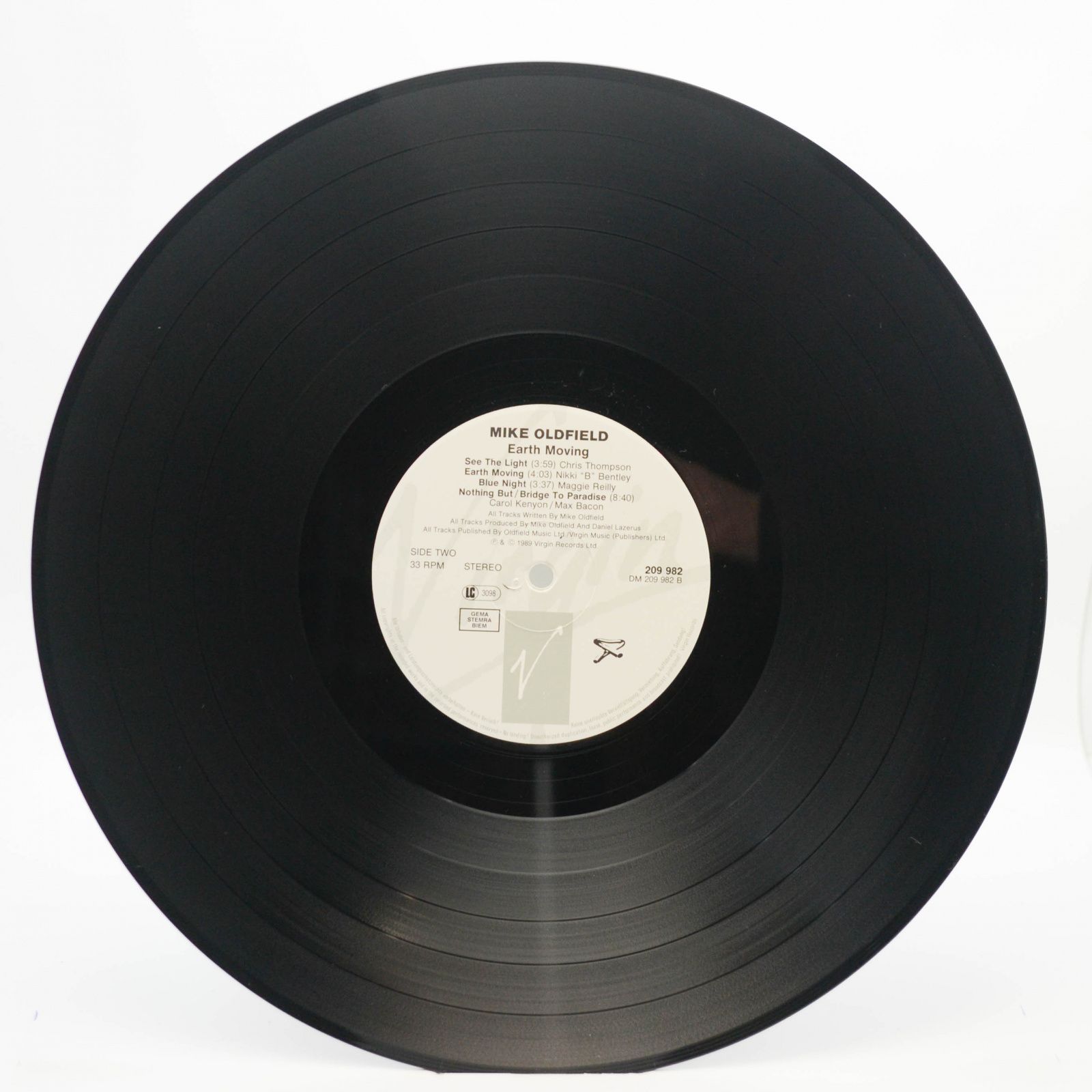 Mike Oldfield — Earth Moving, 1989