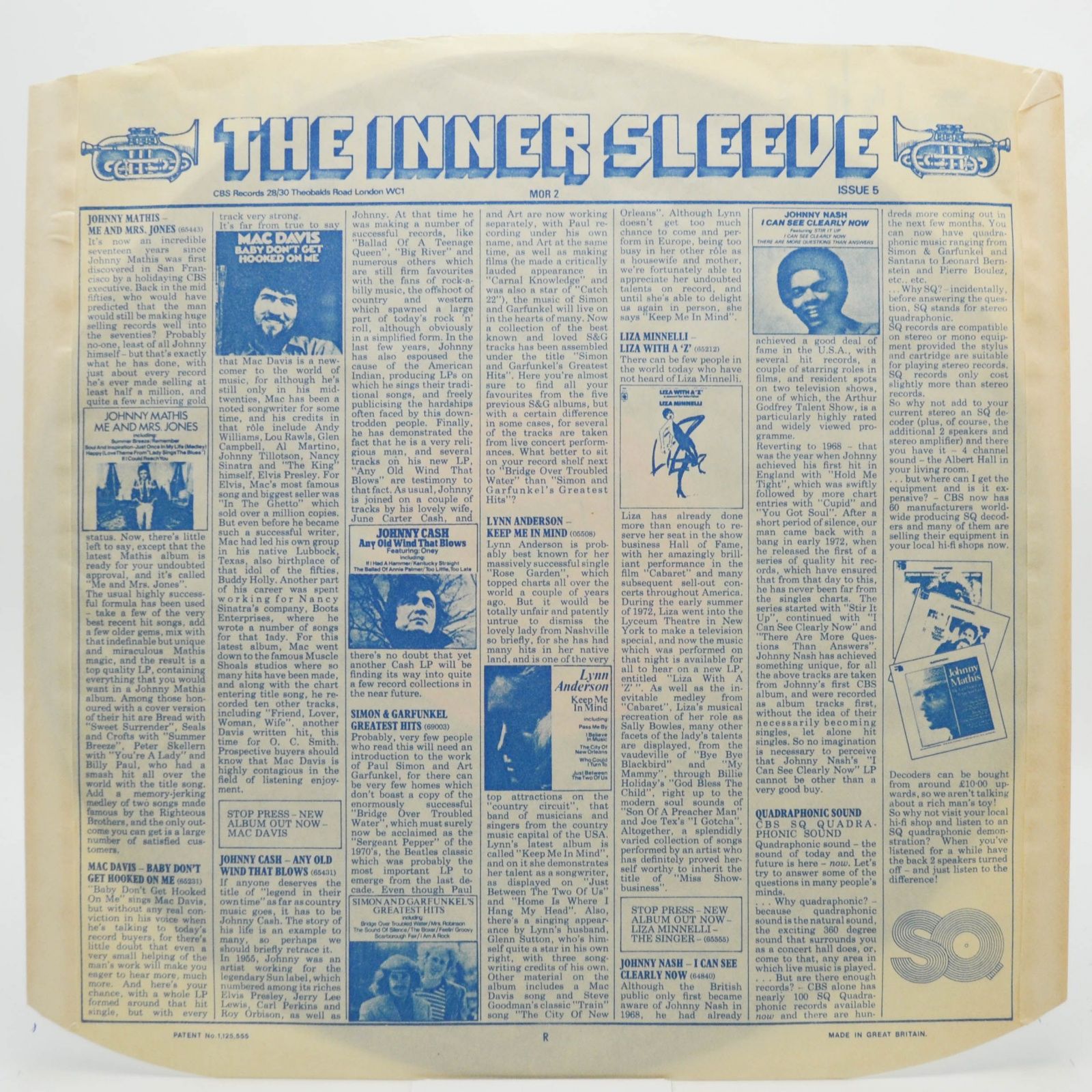 Andy Williams — Solitaire (UK), 1973