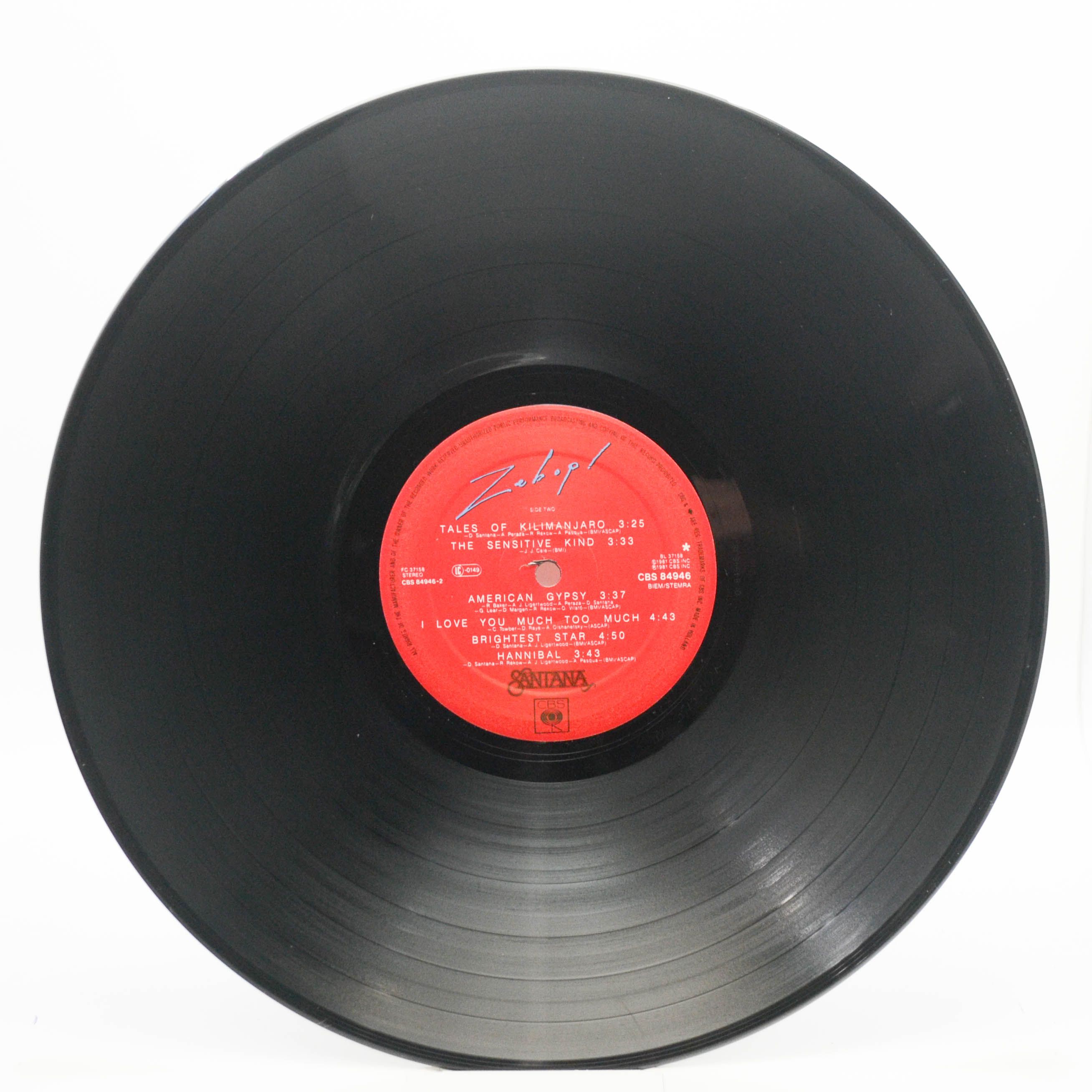 Santana — Zebop!, 1981