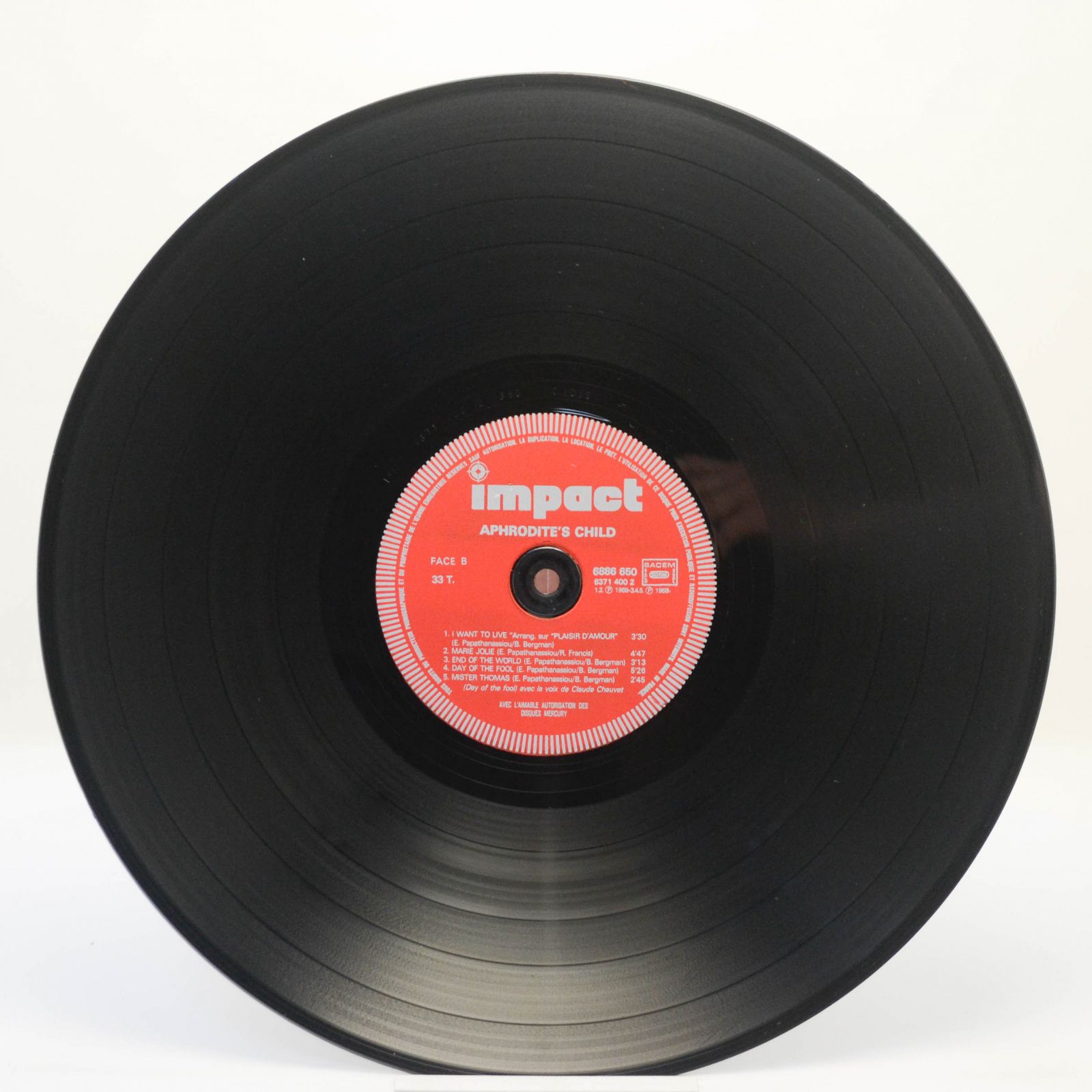 Aphrodite's Child — Aphrodite's Child (France), 1976