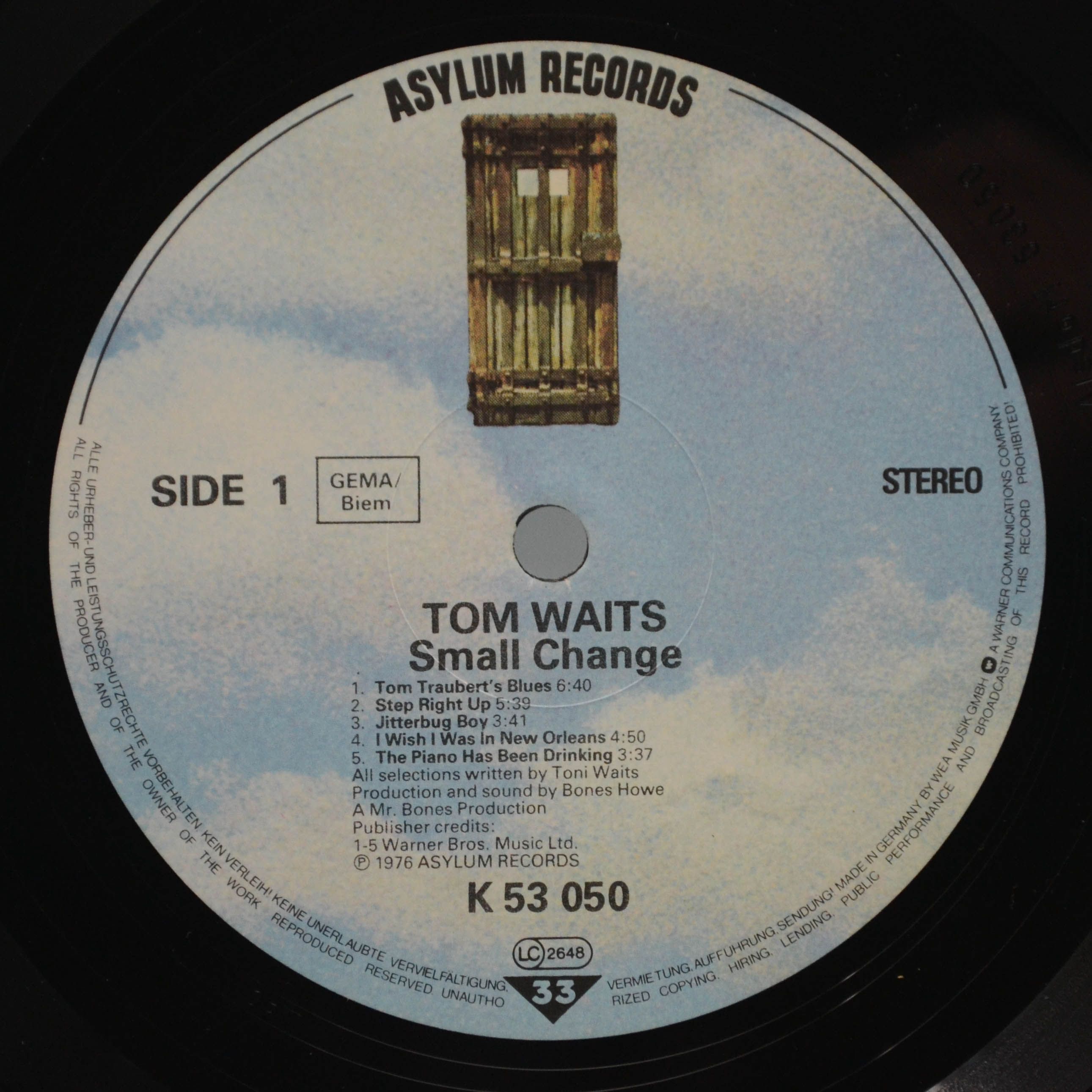 Tom Waits — Small Change, 1976