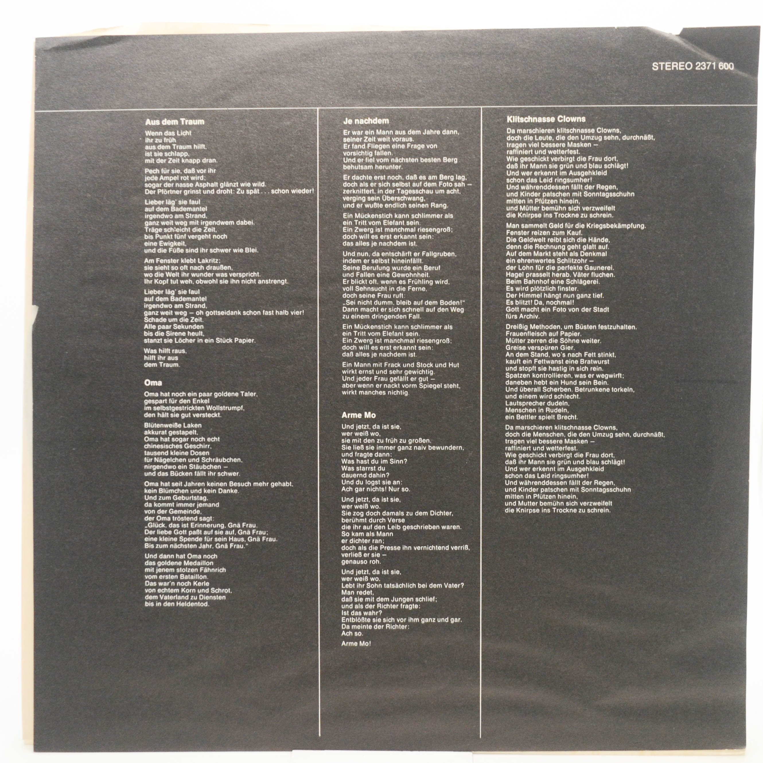 Herman Van Veen — Wunder Was, 1975