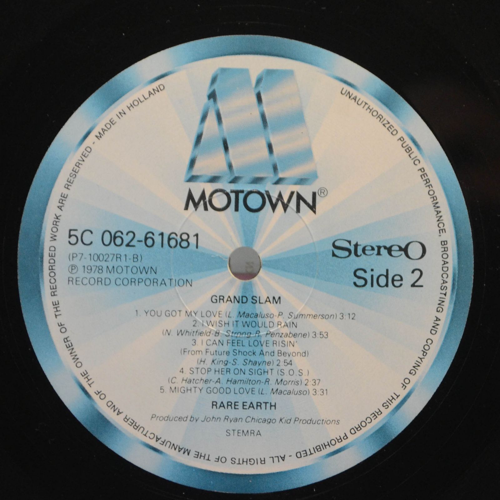 Rare Earth — Grand Slam, 1978