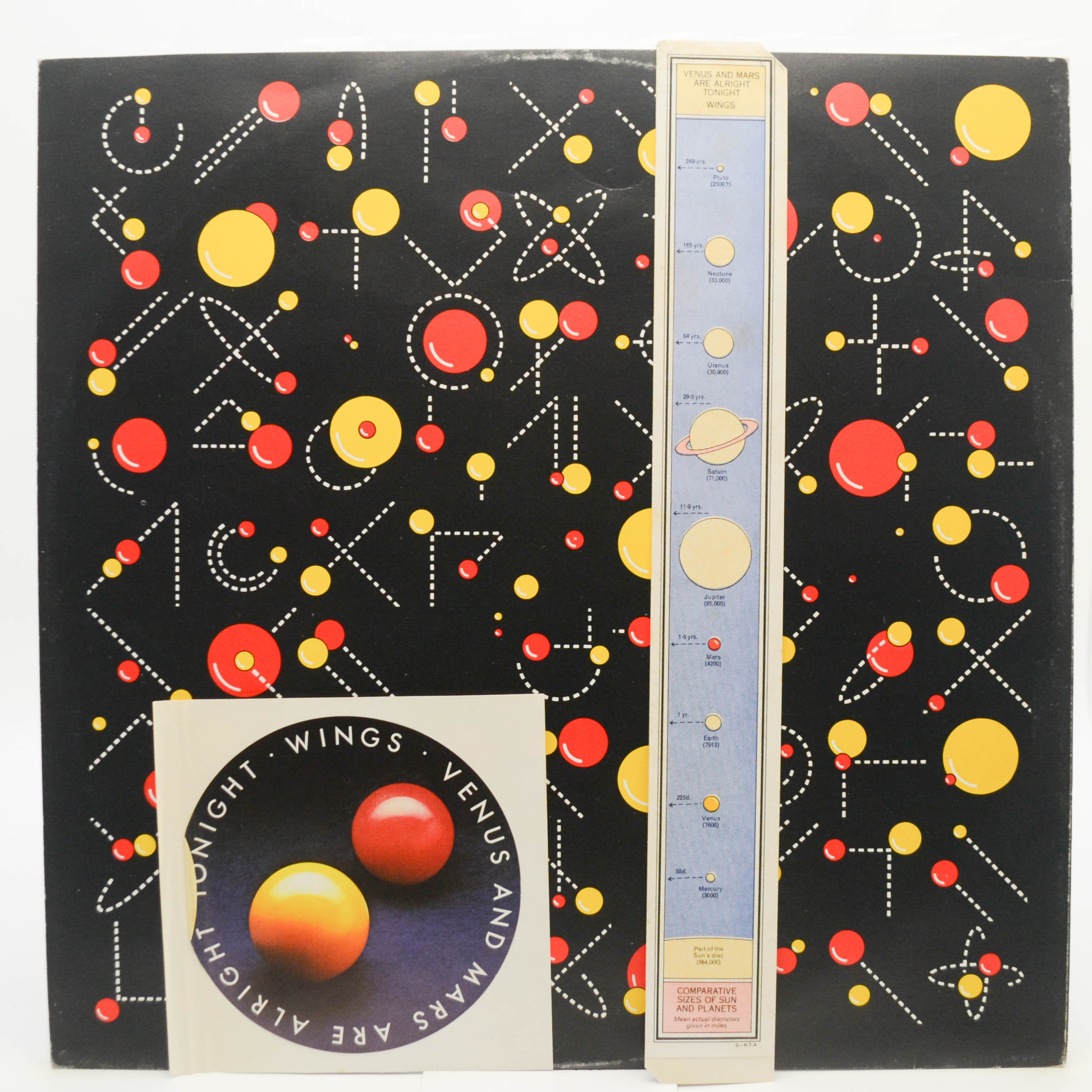Wings — Venus And Mars (2 stickers), 1975