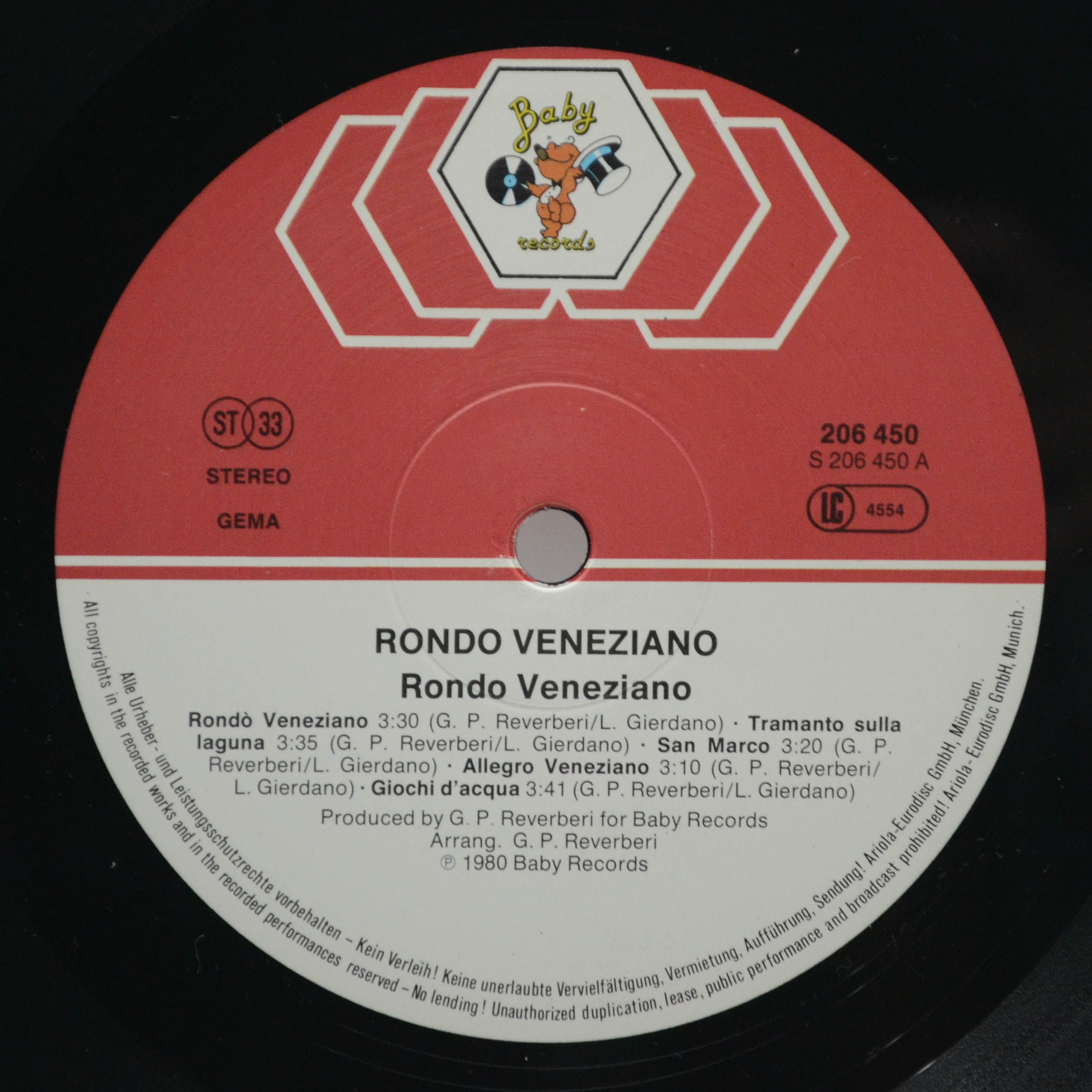 Rondò Veneziano — Rondo' Veneziano, 1984