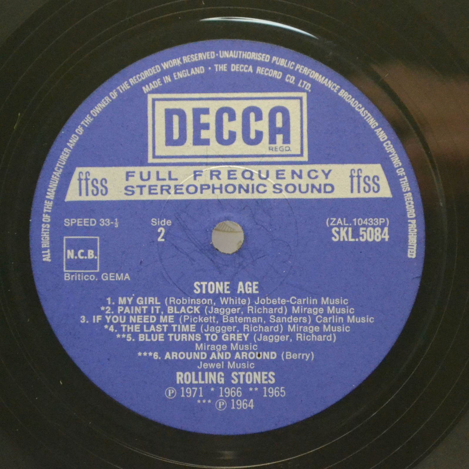 Rolling Stones — Stone Age (1-st, UK), 1971