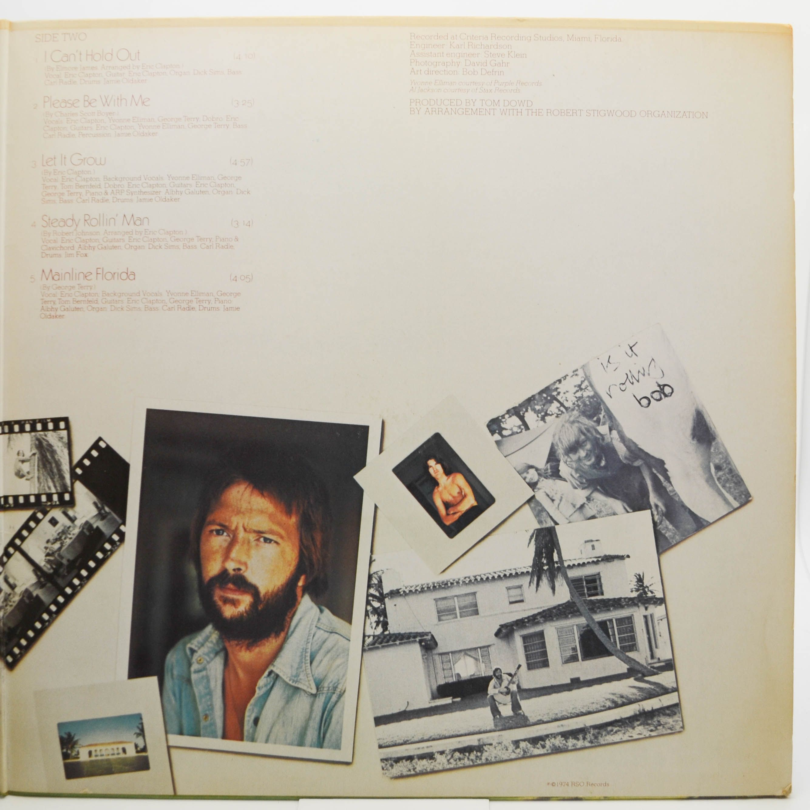 Eric Clapton — 461 Ocean Boulevard, 1974