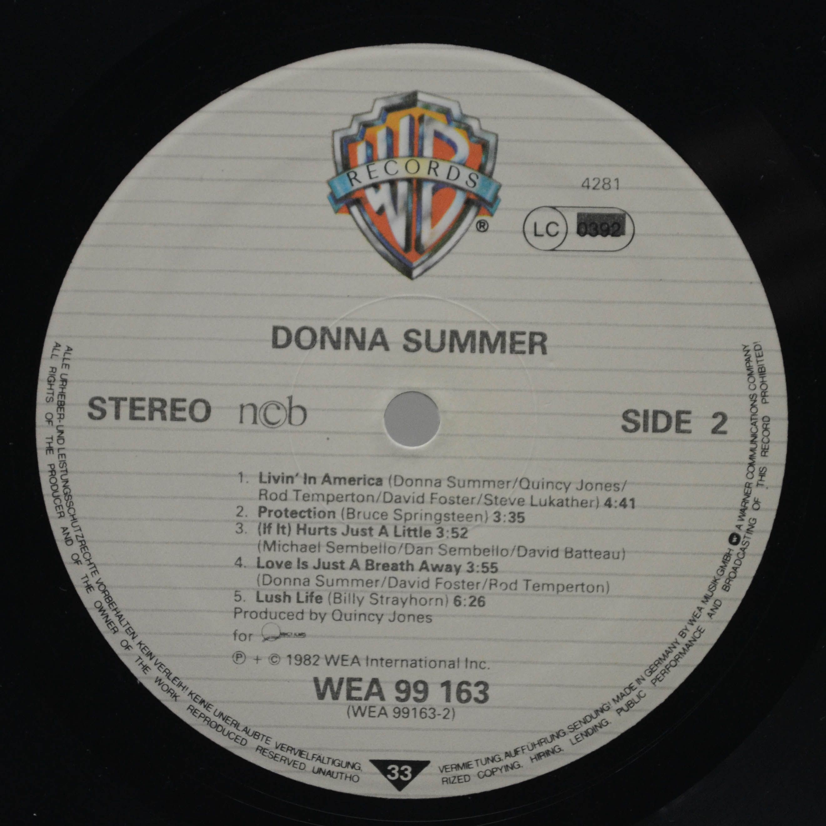 Donna Summer — Donna Summer, 1982
