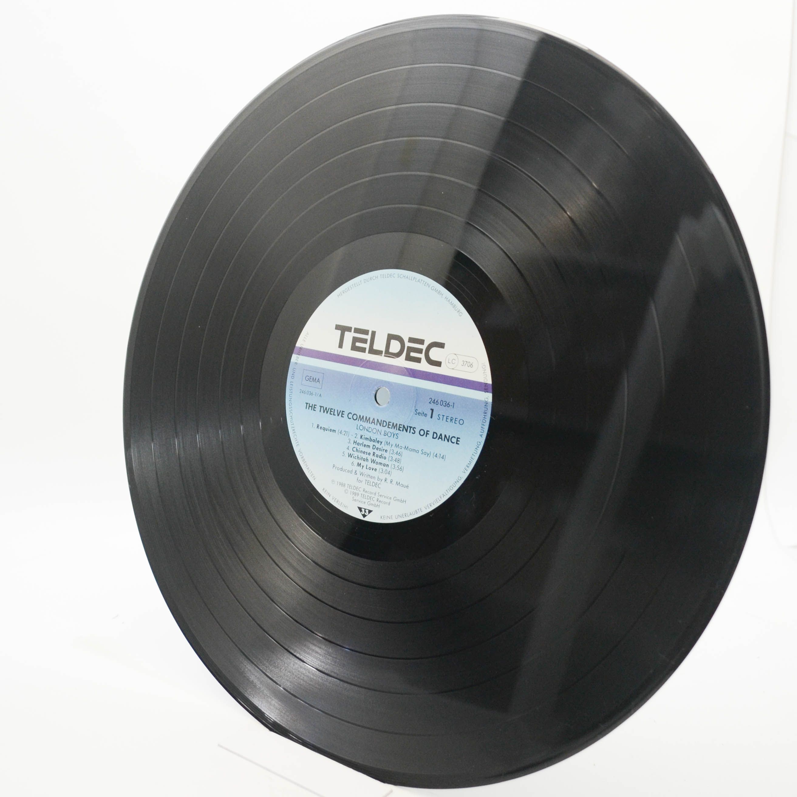 London Boys — The Twelve Commandments Of Dance, 1989