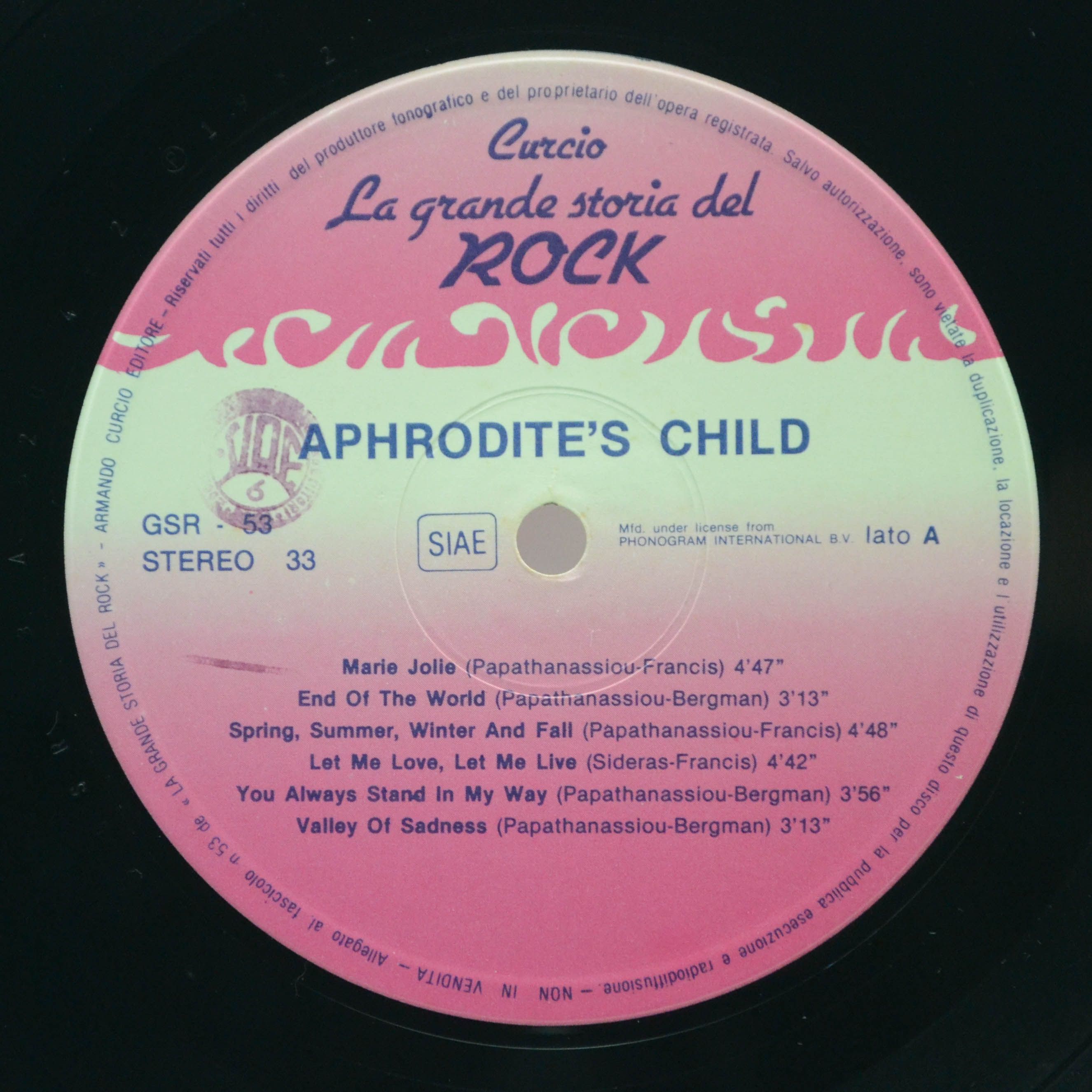 Aphrodite's Child — Aphrodite's Child, 1982