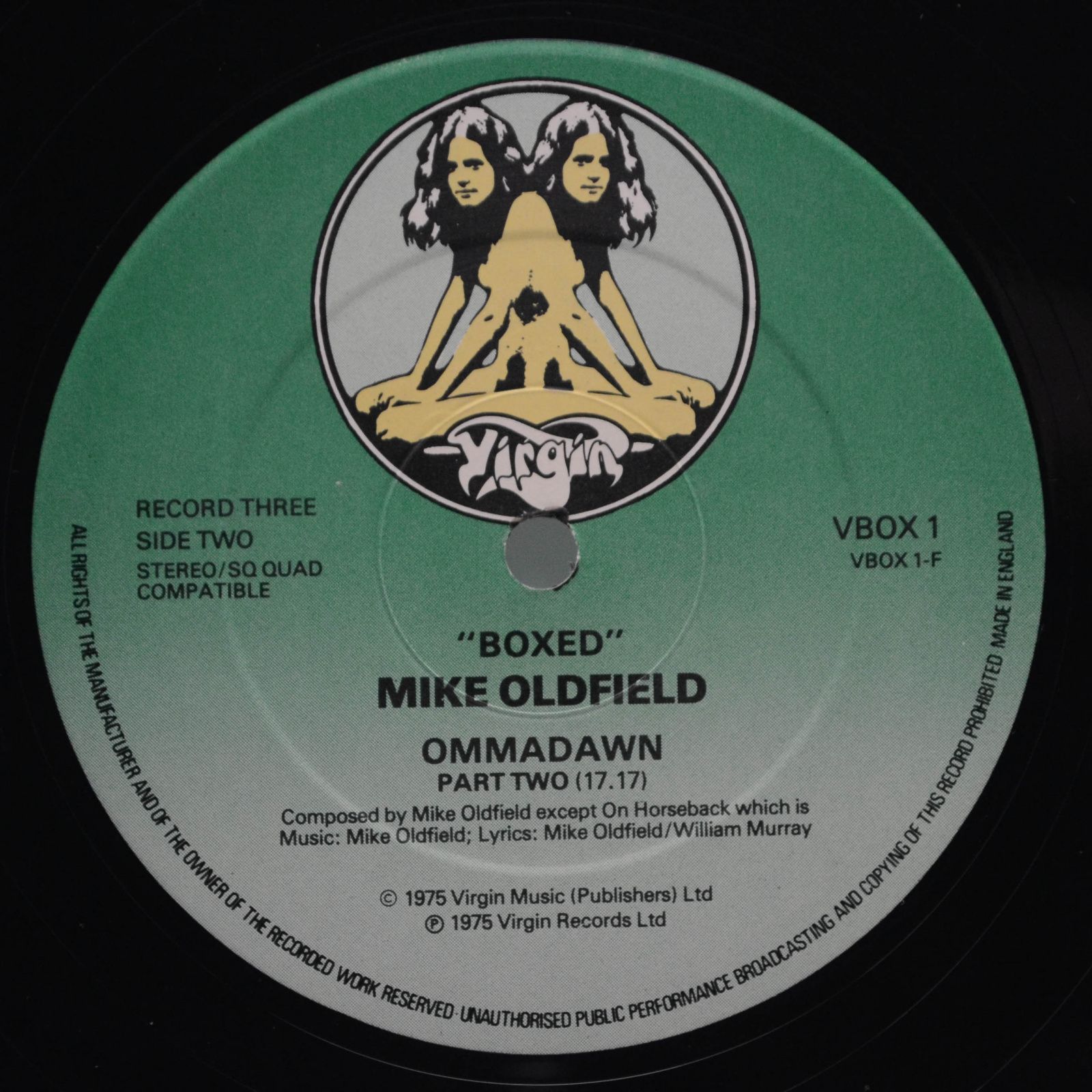 Mike Oldfield — Boxed (UK, Box-set, booklet), 1976