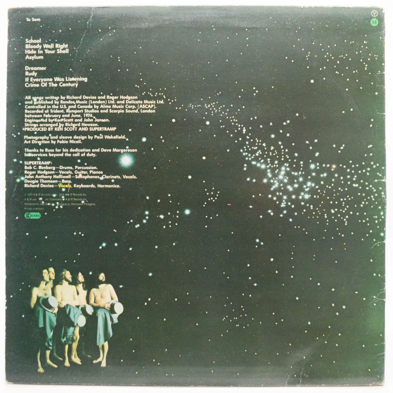 Supertramp — Crime Of The Century, 1974