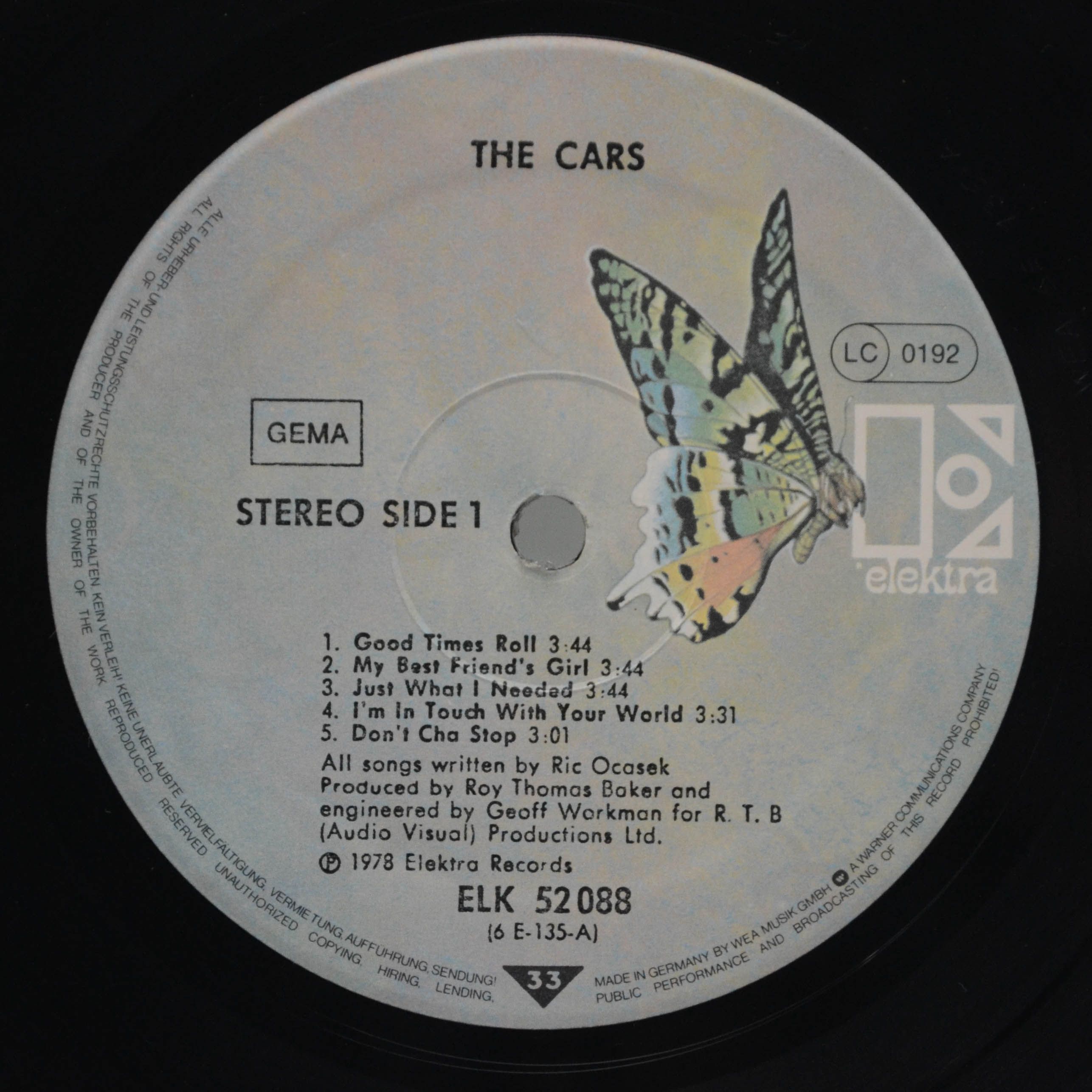 Cars — The Cars, 1978