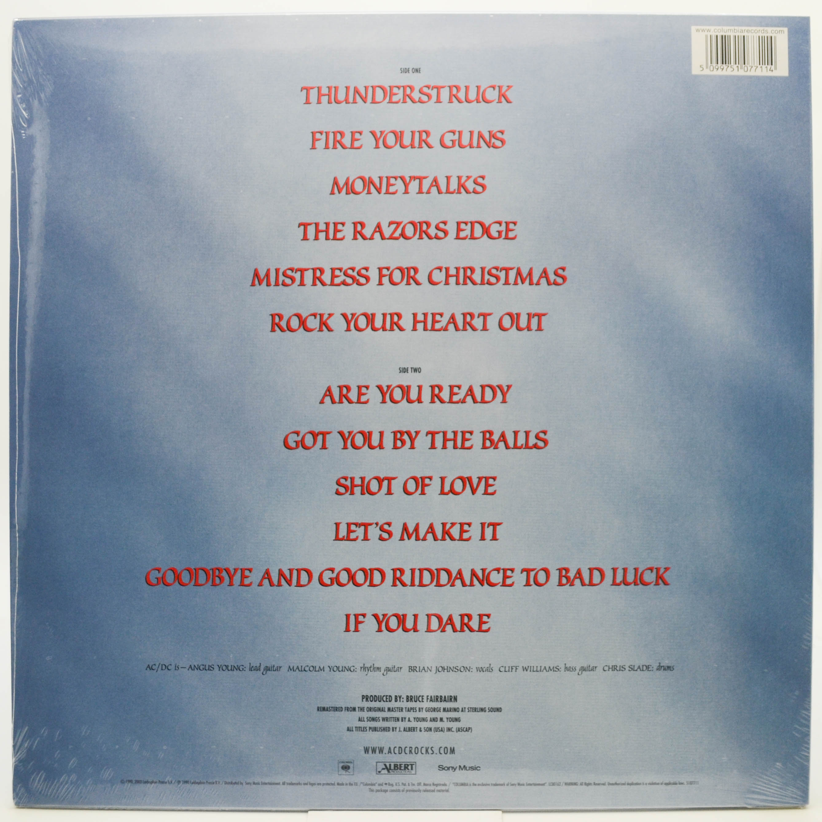 AC/DC — The Razors Edge, 1990