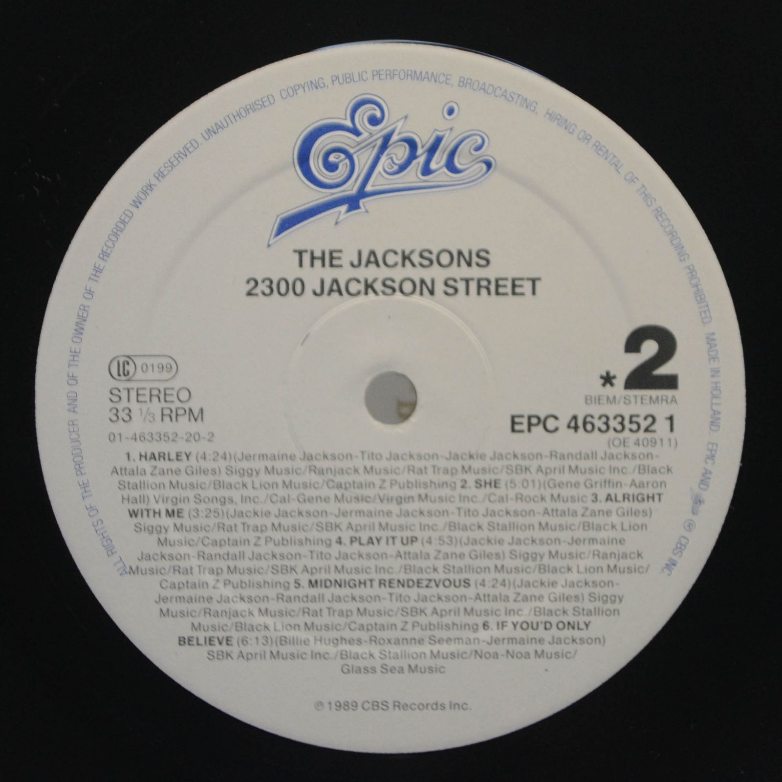 Jacksons — 2300 Jackson Street, 1989