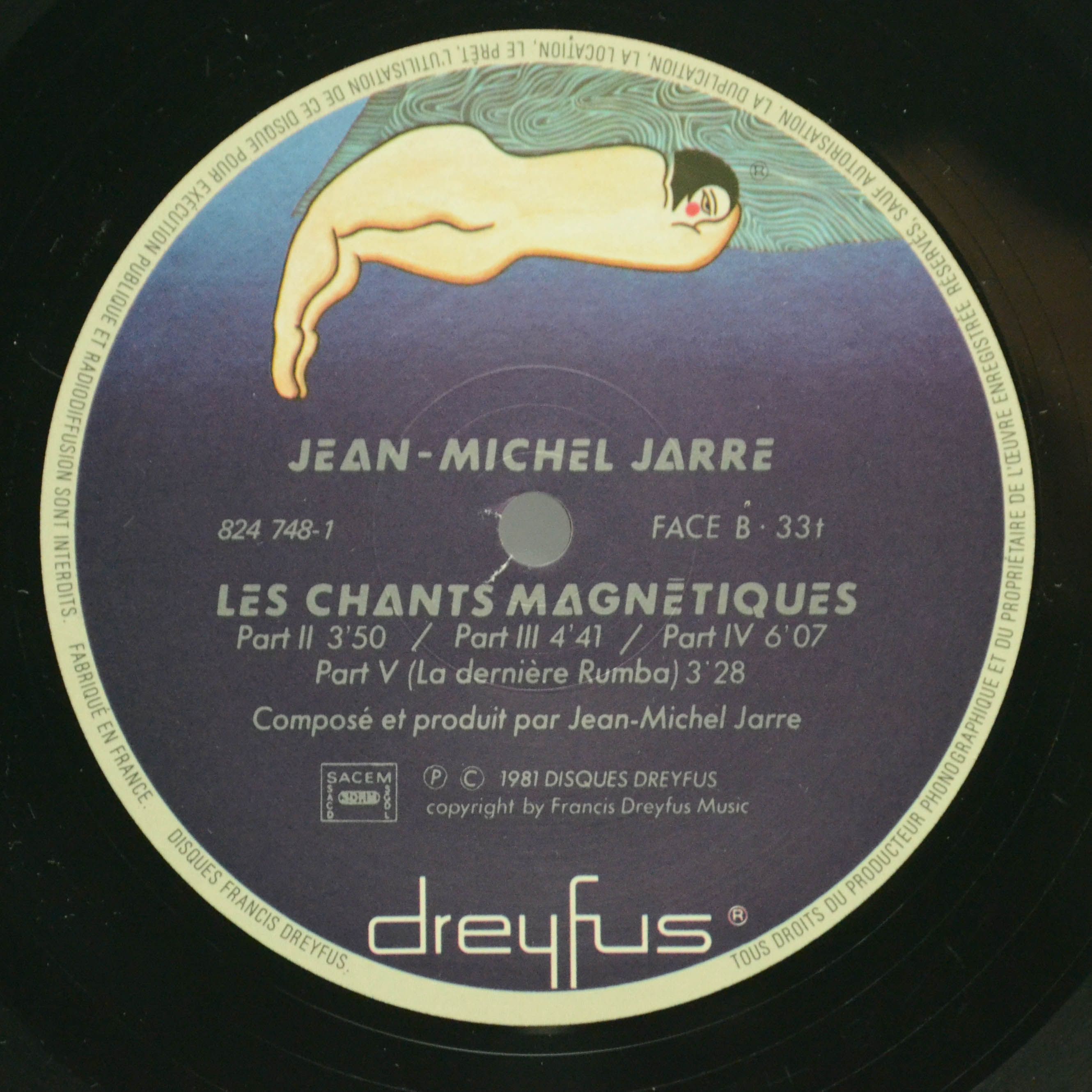 Jarre — Les Chants Magnétiques (France), 1981