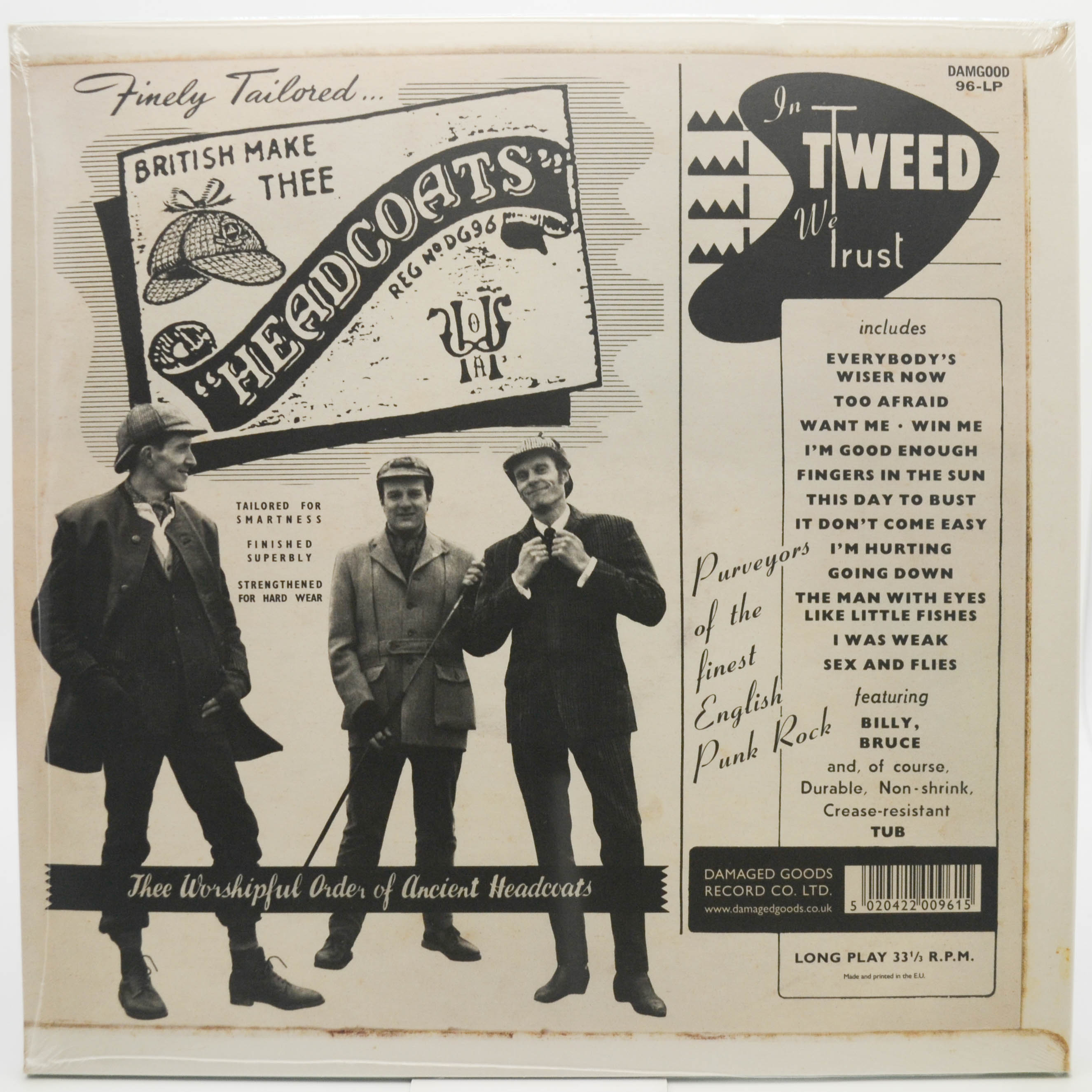 Thee Headcoats — In Tweed We Trust (UK), 1996