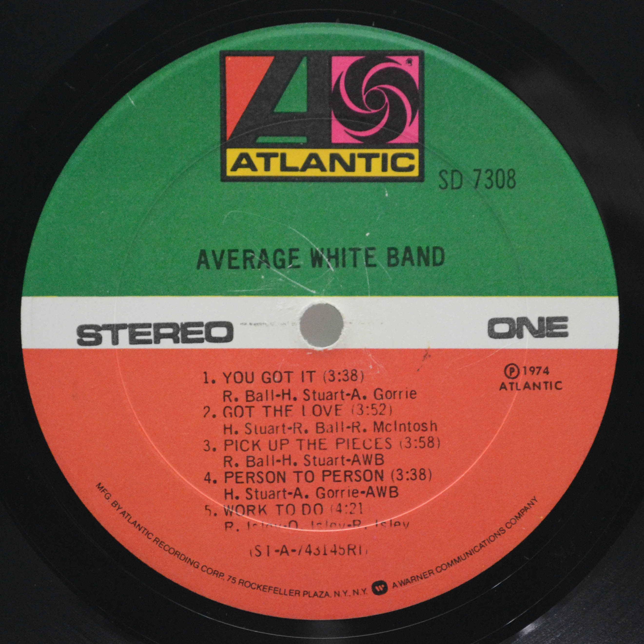 Average White Band — AWB (USA), 1974