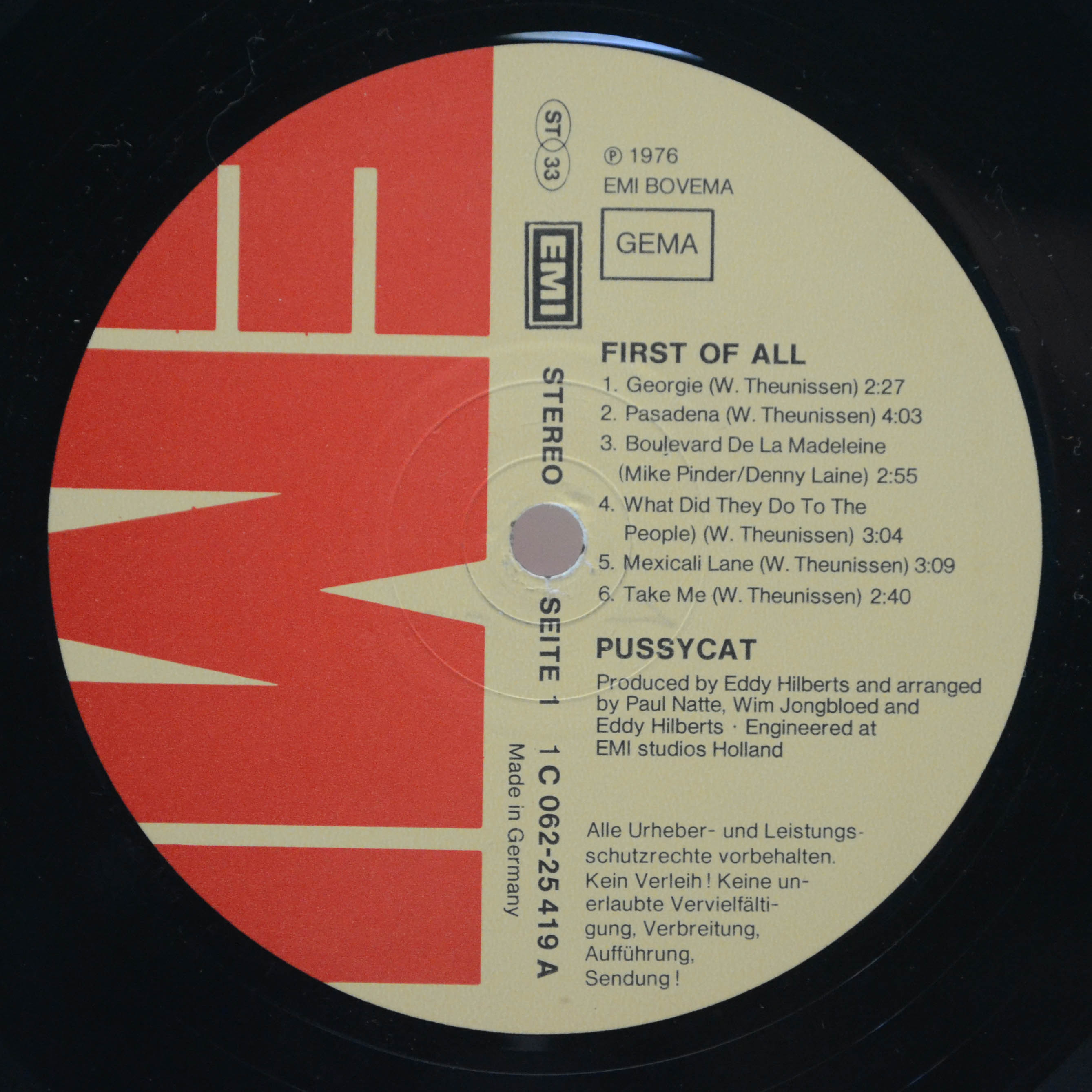 Pussycat — First Of All, 1976