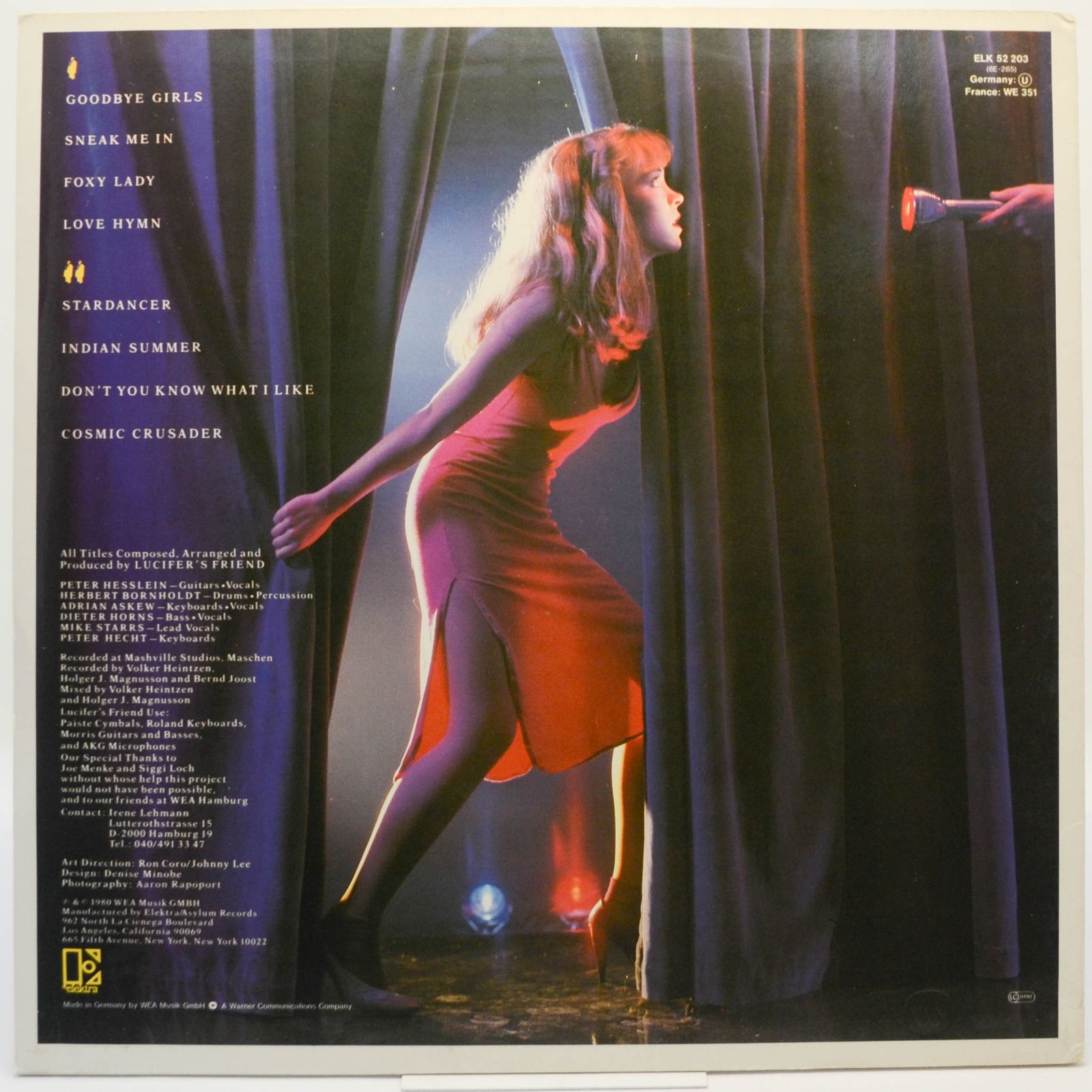 Lucifer's Friend — Sneak Me In, 1980