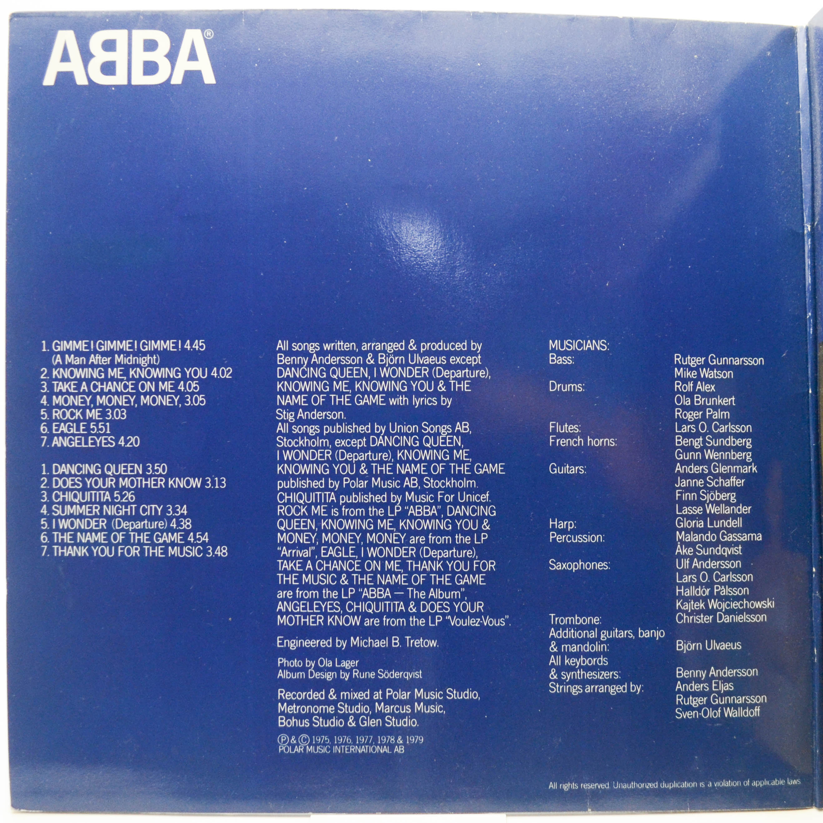 ABBA — Greatest Hits Vol. 2, 1979
