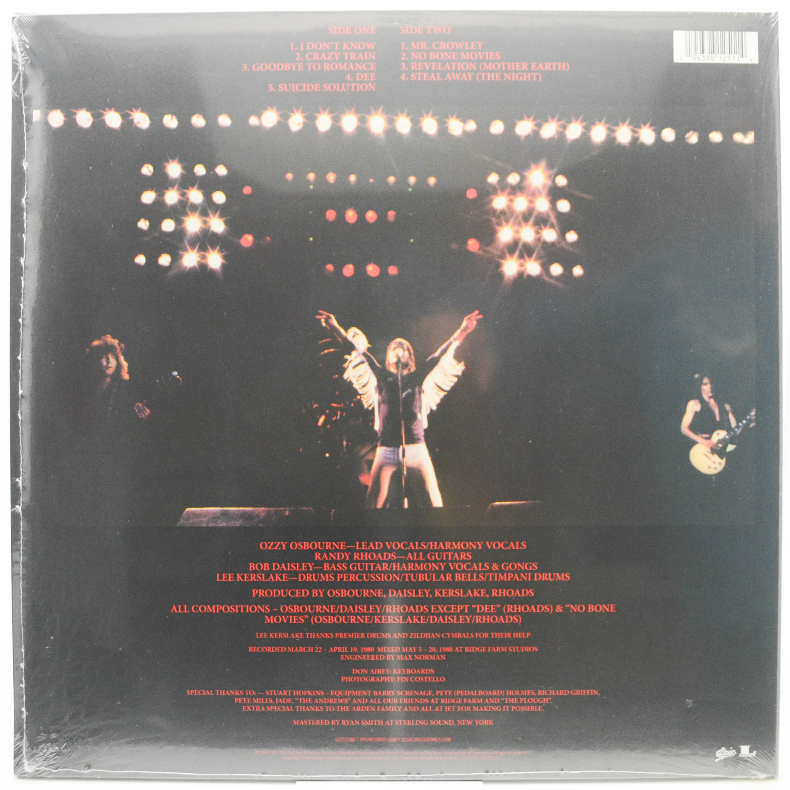 Ozzy Osbourne — Blizzard Of Ozz, 1980