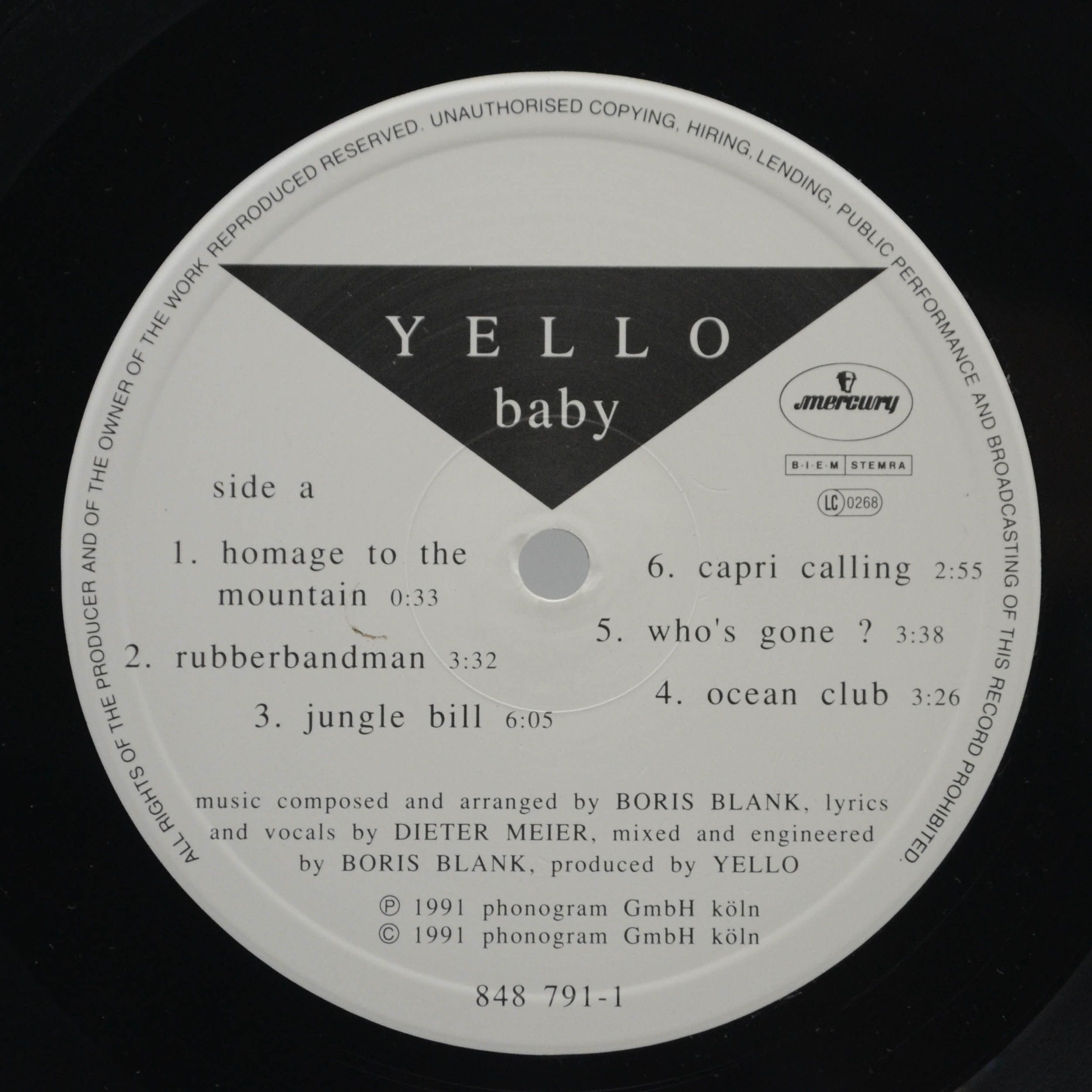 Yello — Baby, 1991