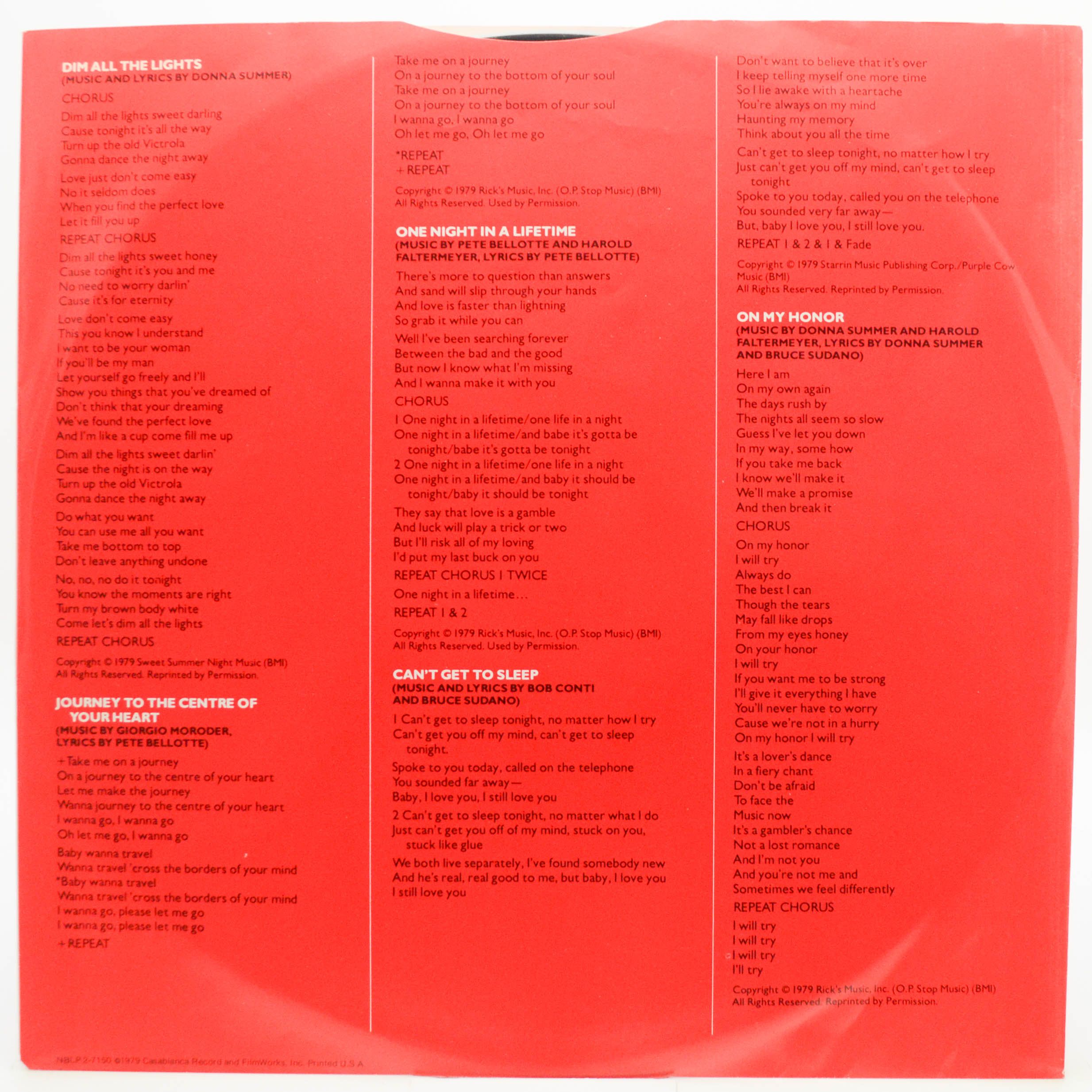 Donna Summer — Bad Girls (2LP, USA), 1979