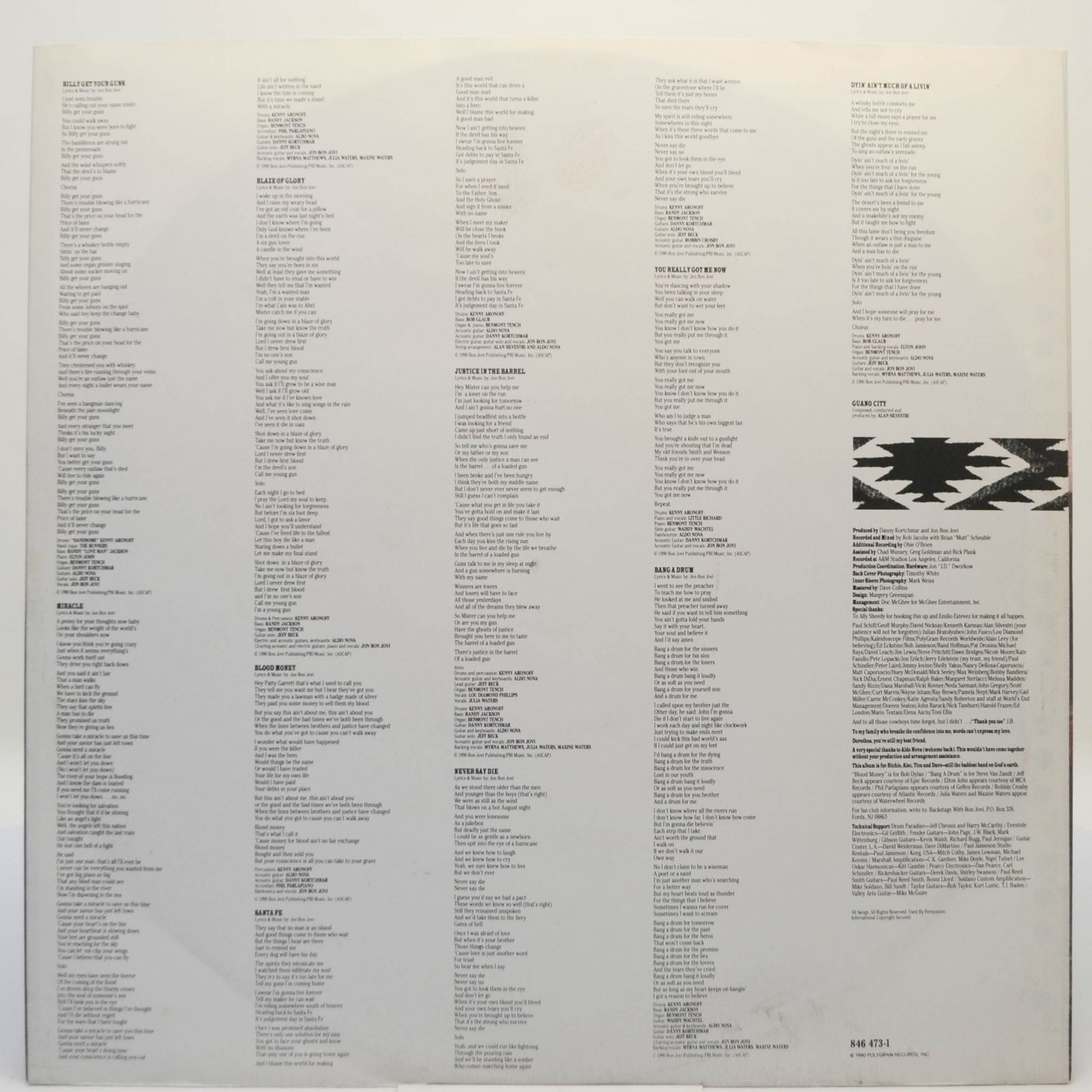 Jon Bon Jovi — Blaze Of Glory, 1990