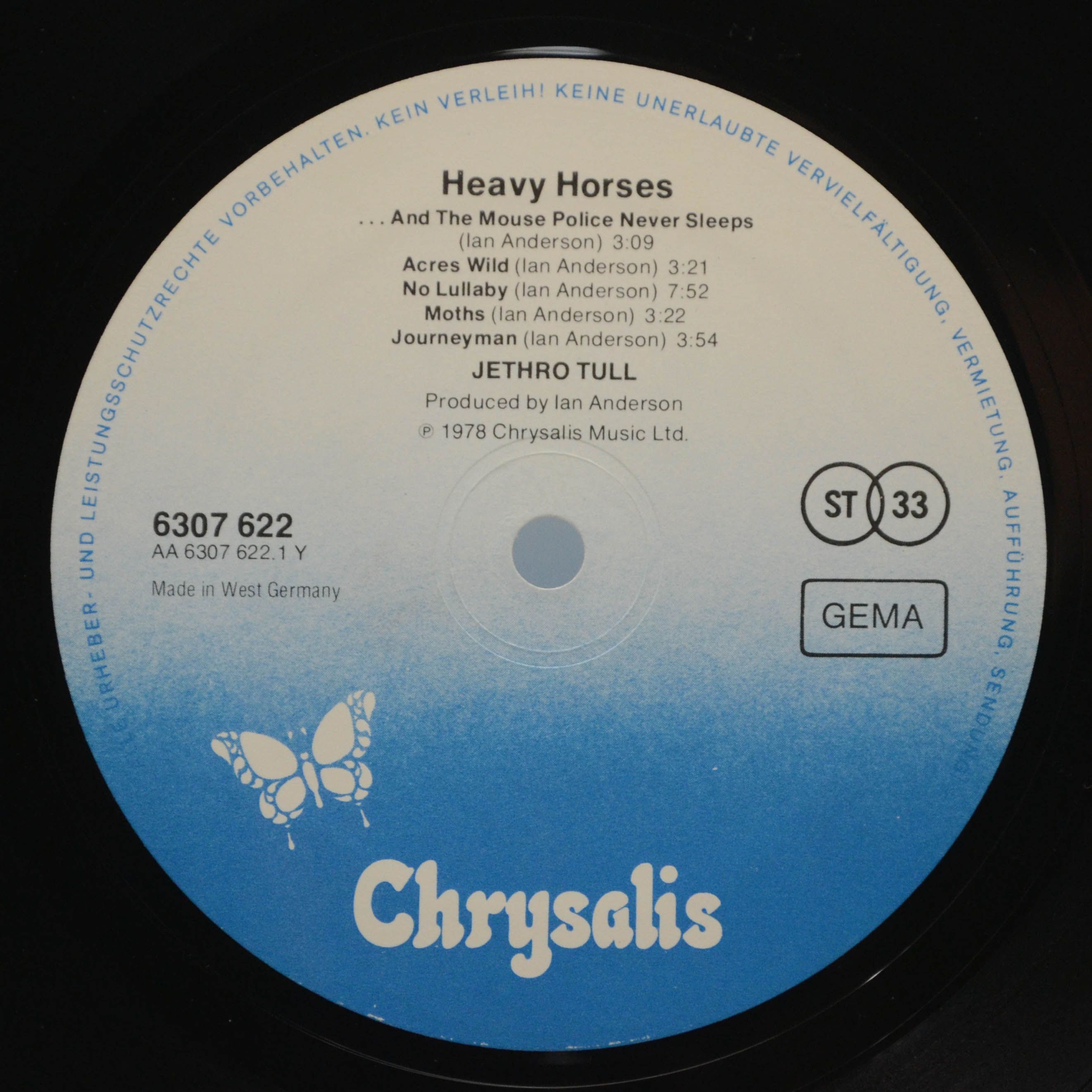 Jethro Tull — Heavy Horses, 1978