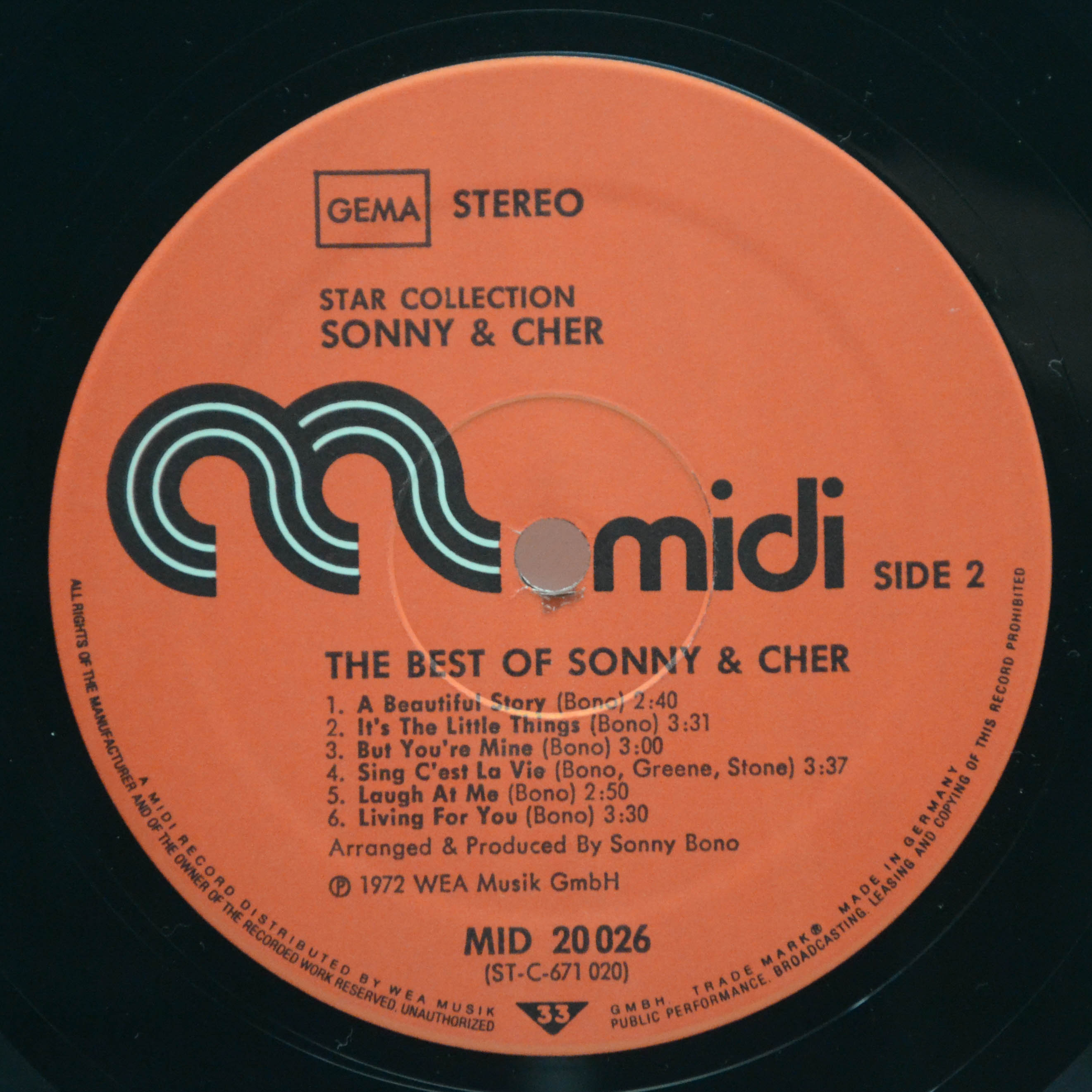 Sonny & Cher — Greatest Hits, 1972