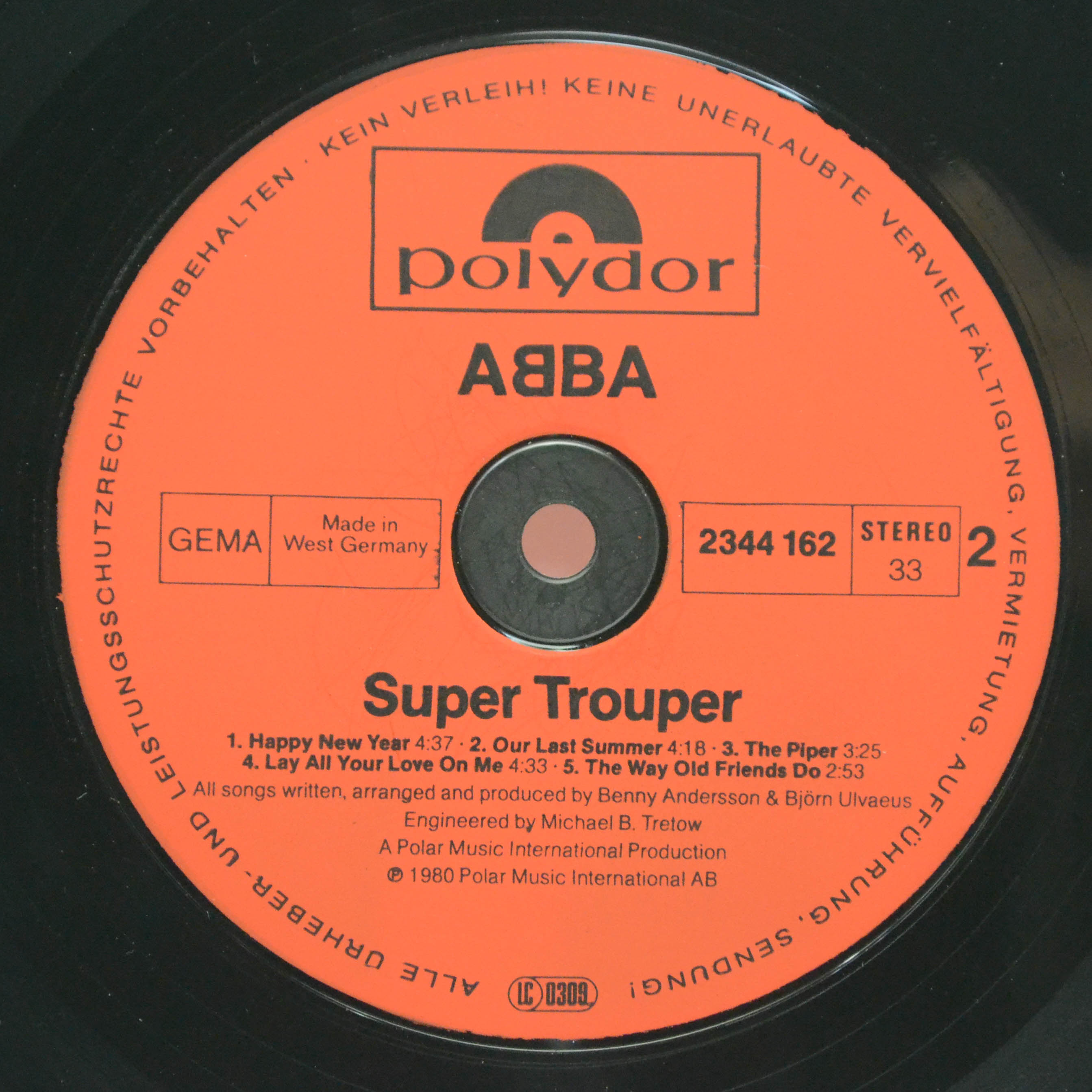 ABBA — Super Trouper, 1980