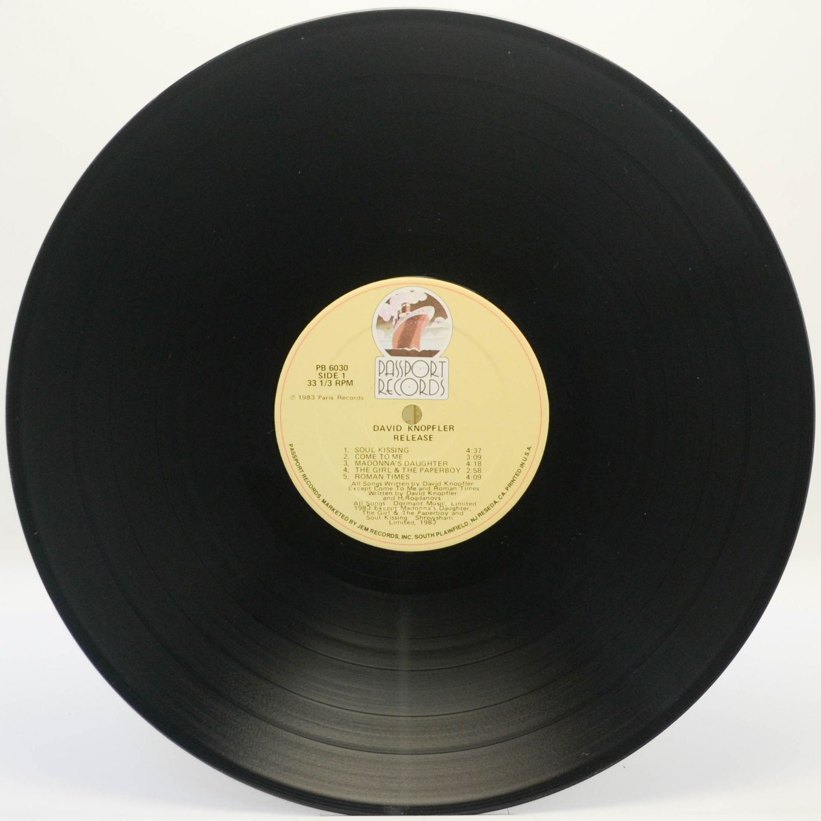 David Knopfler — Release (USA), 1983