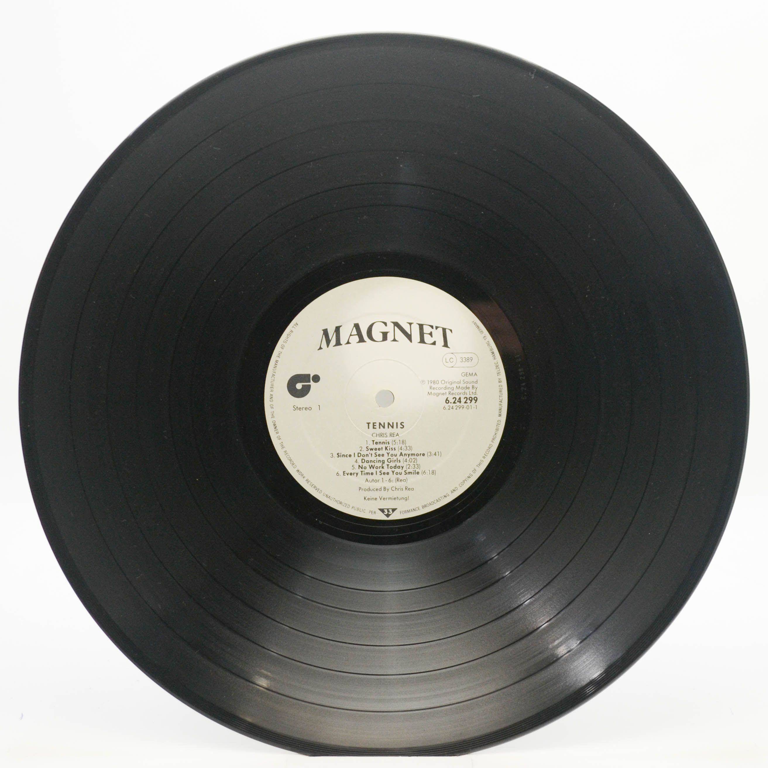 Chris Rea — Tennis, 1980