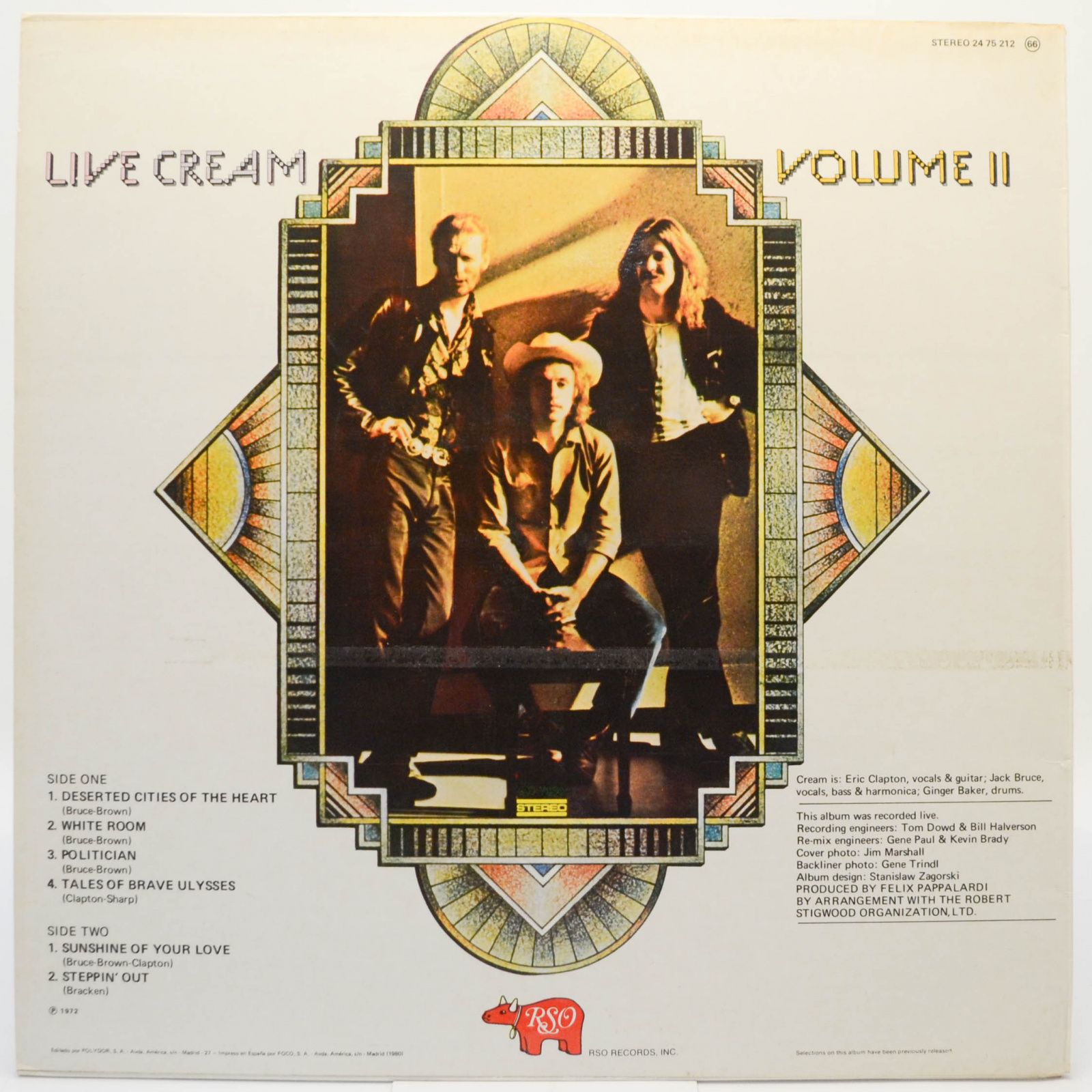 Cream — Live Cream Volume II, 1980