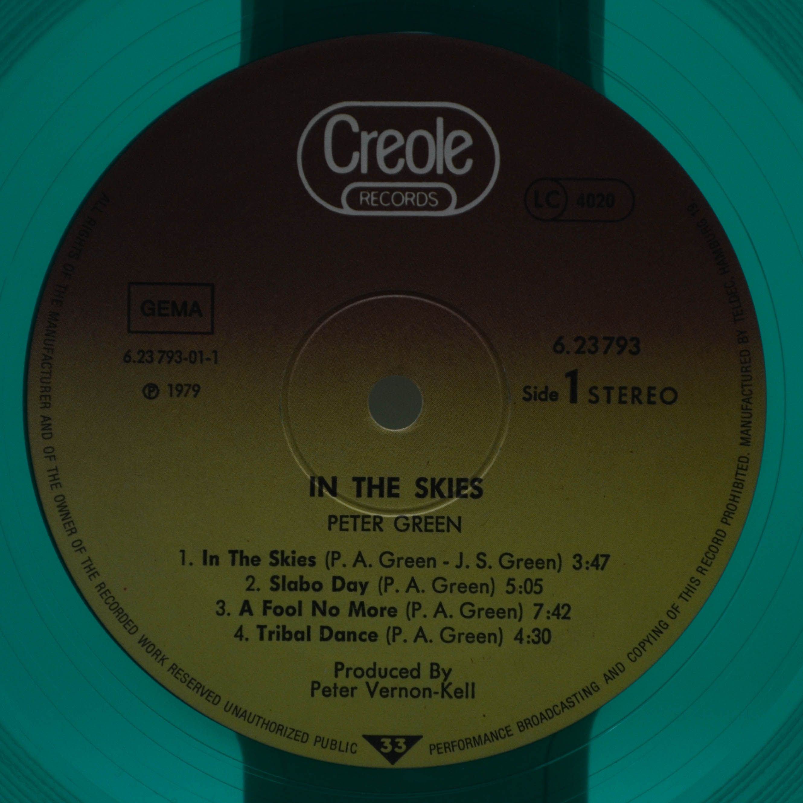 Peter Green — In The Skies, 1979