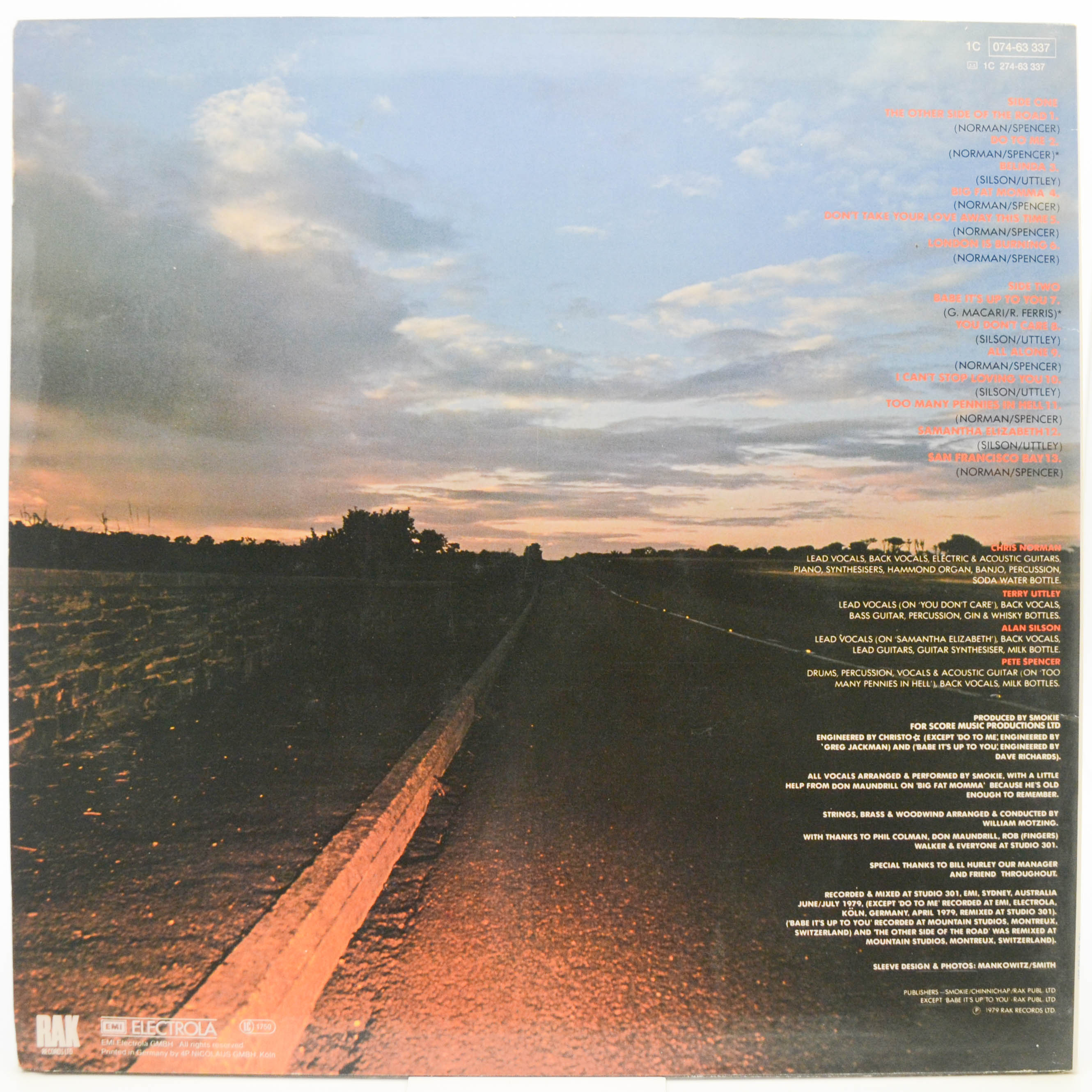 Smokie — The Other Side Of The Road, 1979